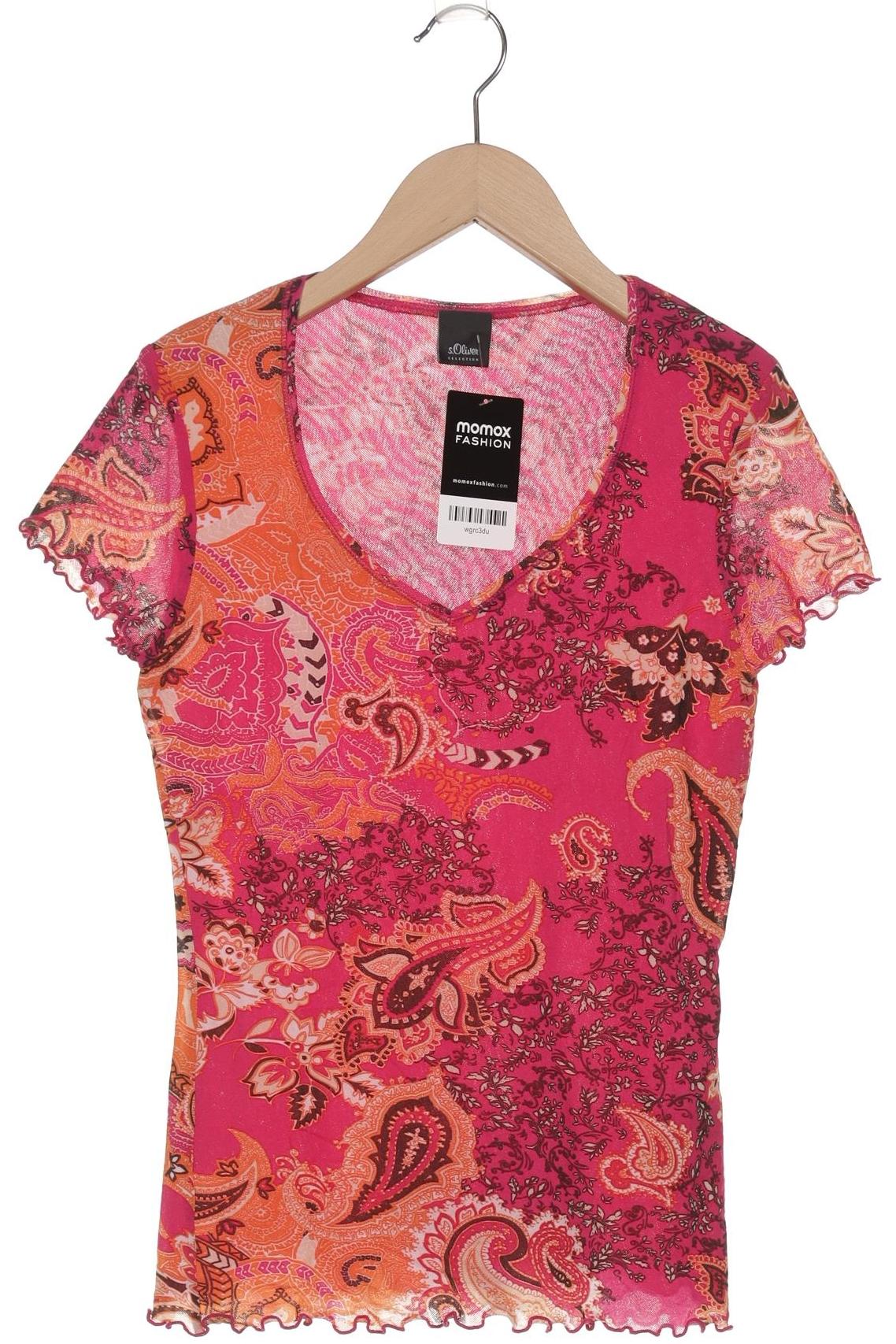 

s.Oliver Selection Damen T-Shirt, pink, Gr. 38