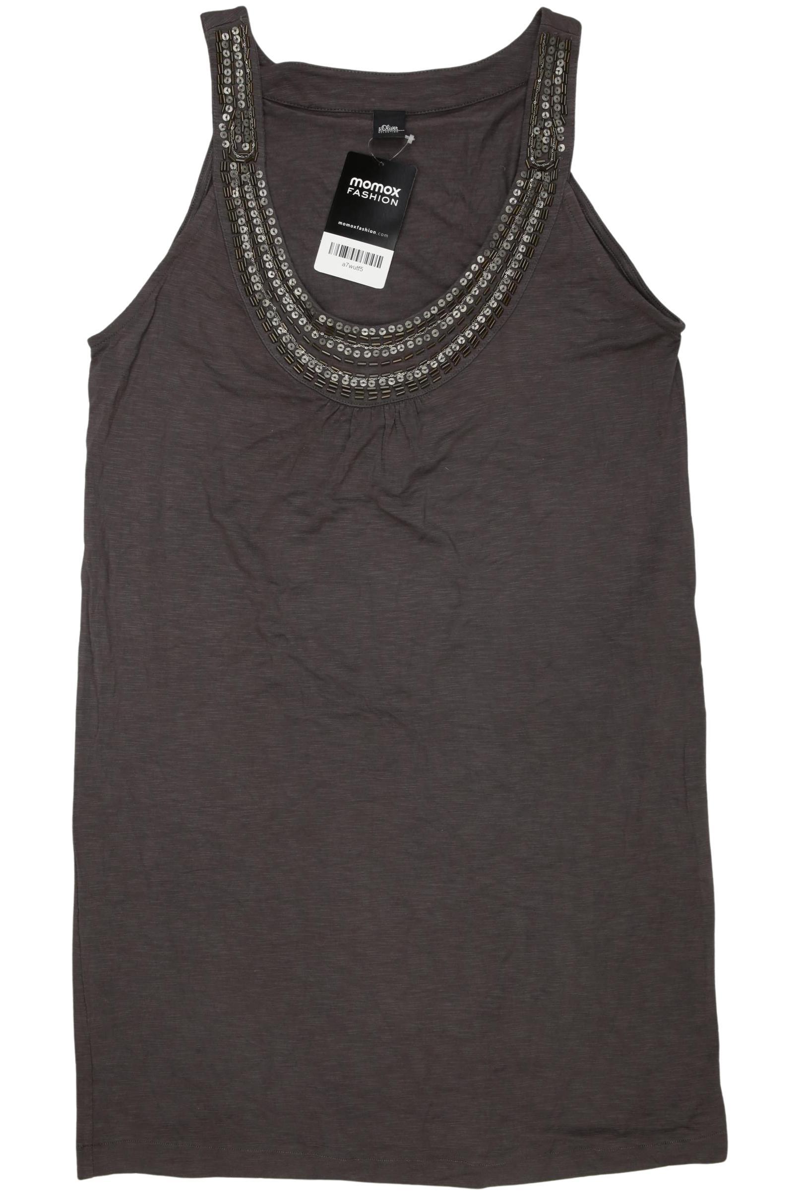 

s.Oliver Selection Damen Top, grau, Gr. 40