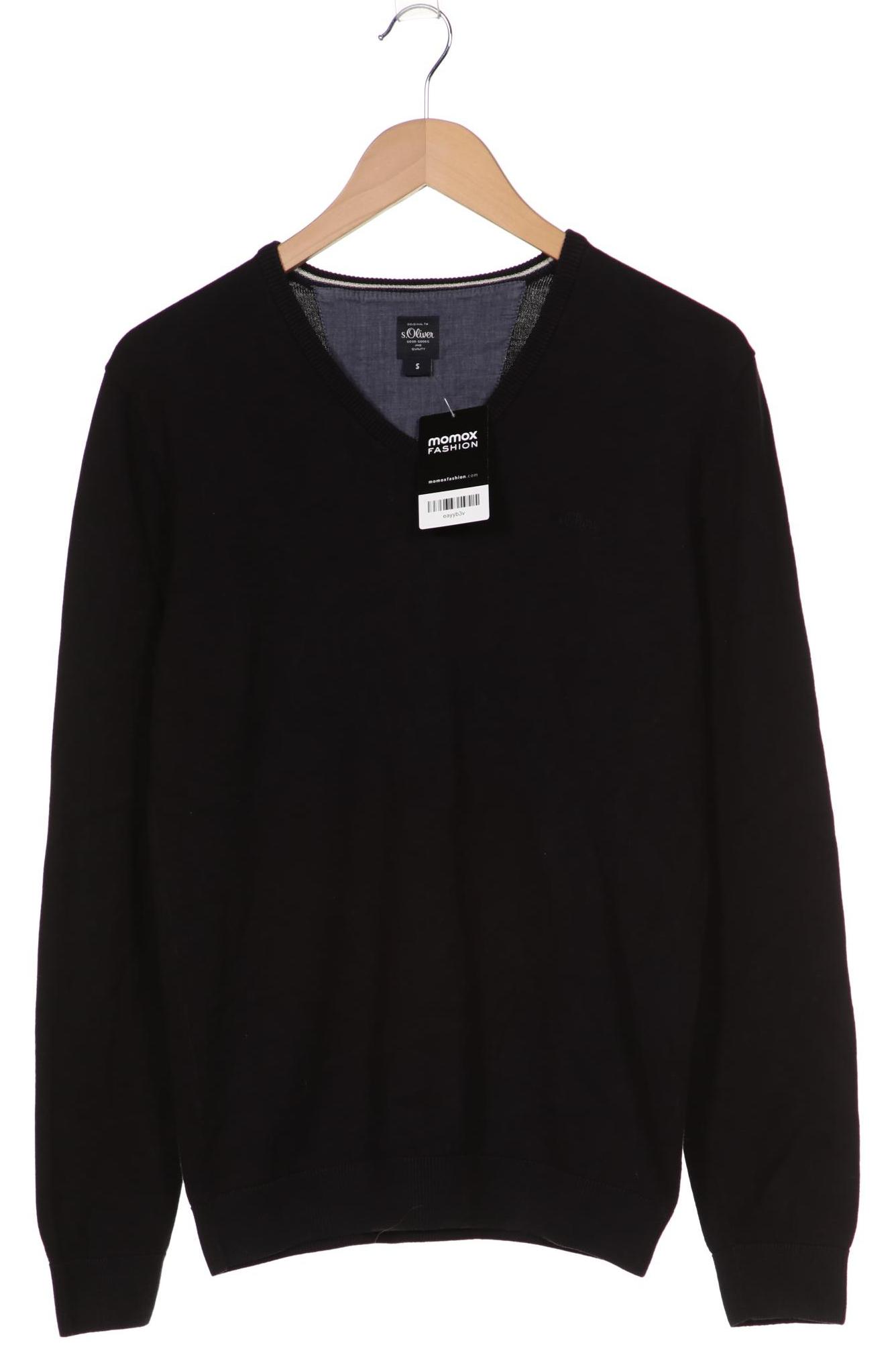 

s.Oliver Selection Herren Pullover, schwarz