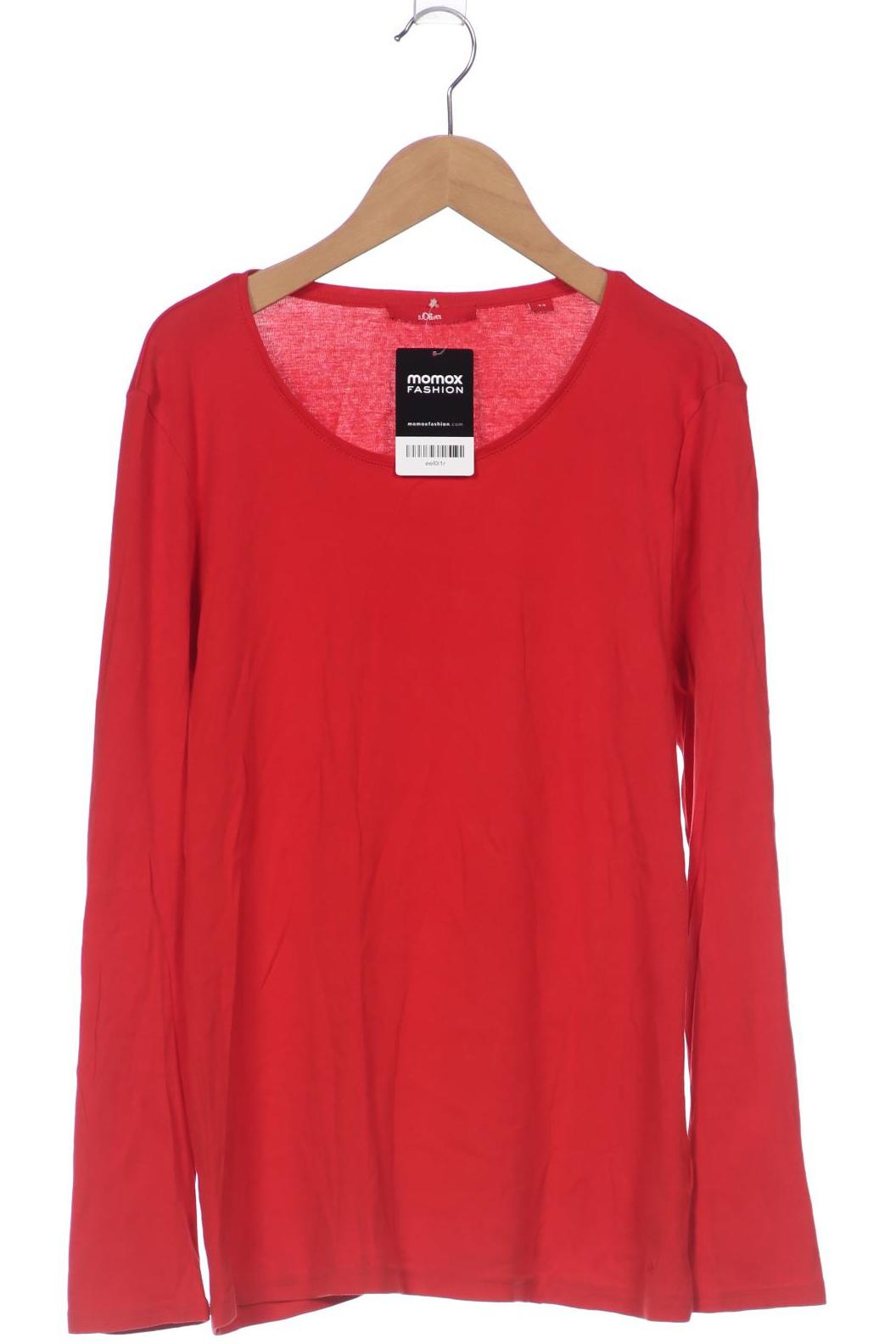 

s.Oliver Selection Damen Langarmshirt, rot, Gr. 44