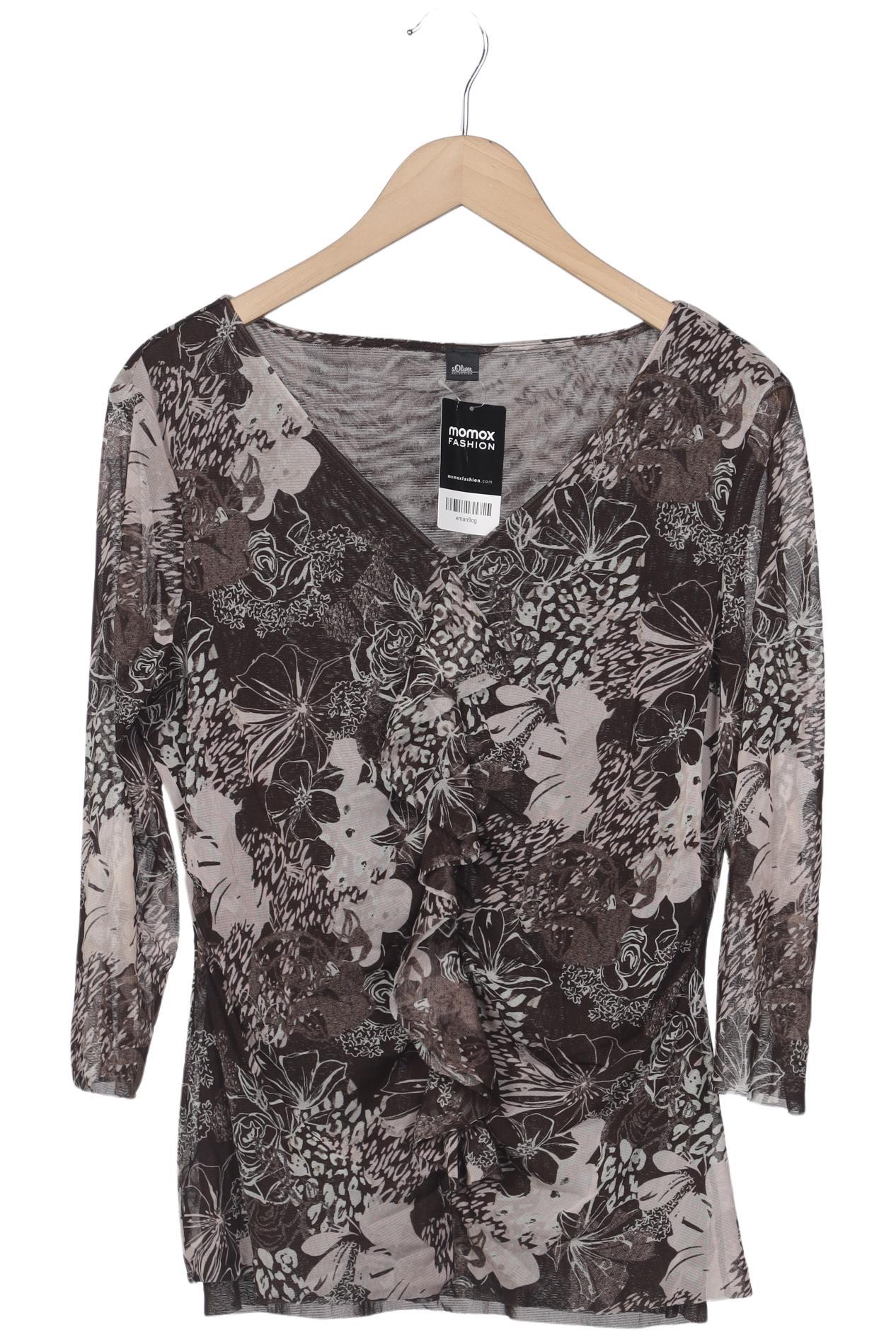 

s.Oliver Selection Damen Langarmshirt, mehrfarbig, Gr. 44