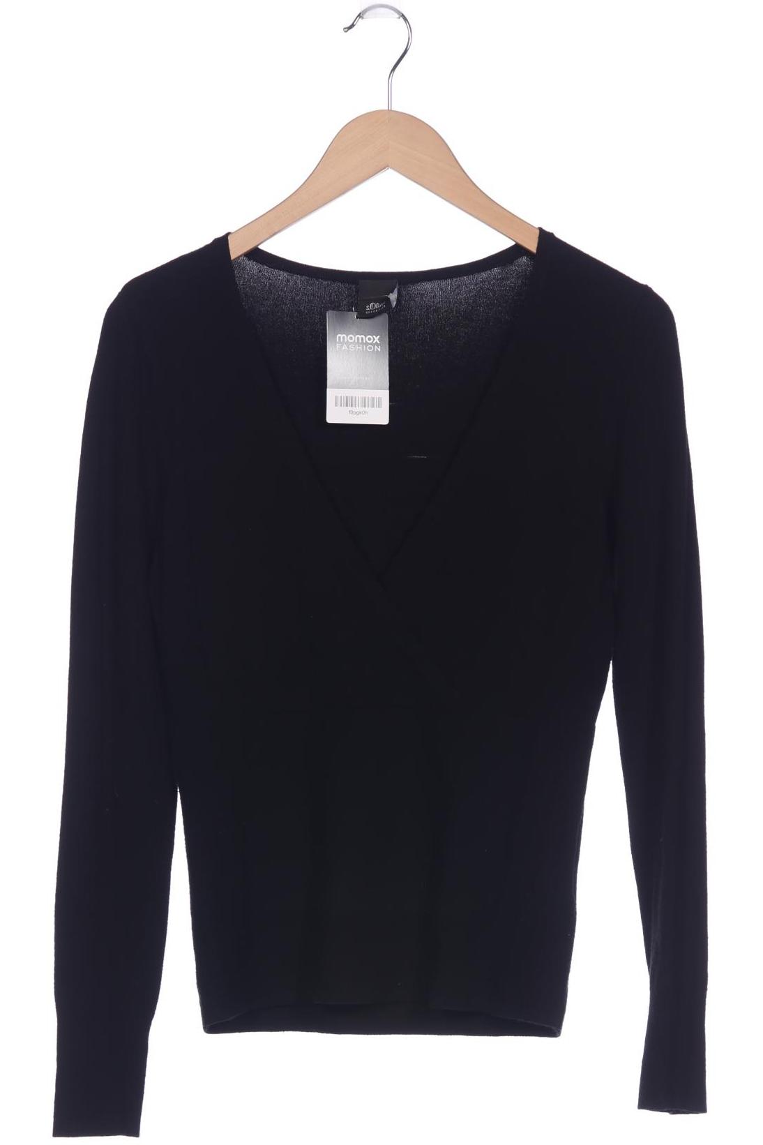 

s.Oliver Selection Damen Pullover, schwarz, Gr. 36