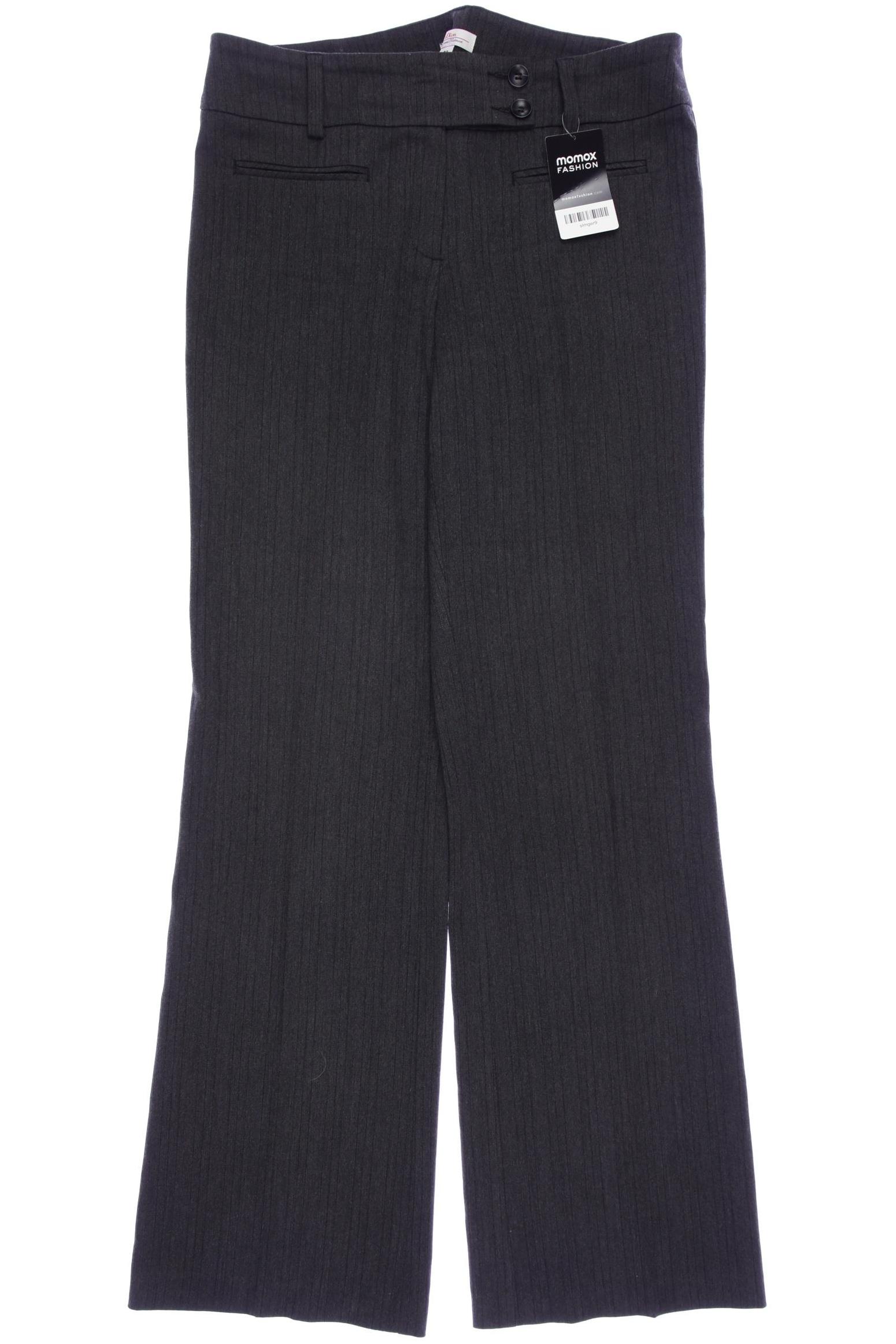 

s.Oliver Selection Damen Stoffhose, grau, Gr. 42