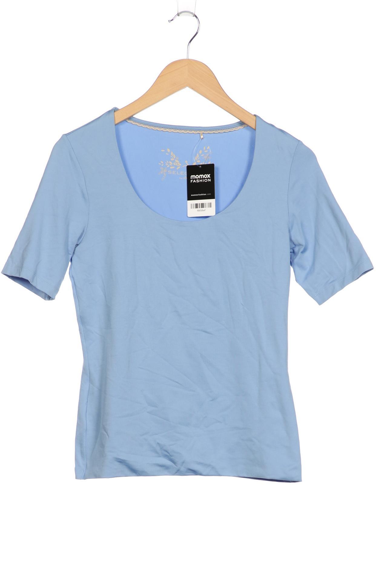 

s.Oliver Selection Damen T-Shirt, hellblau, Gr. 38
