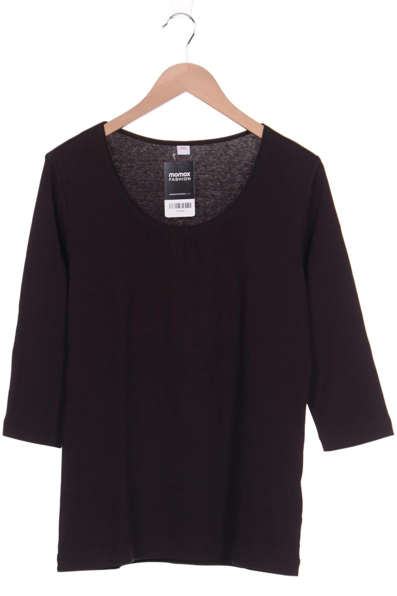 

s.Oliver Selection Damen Langarmshirt, braun
