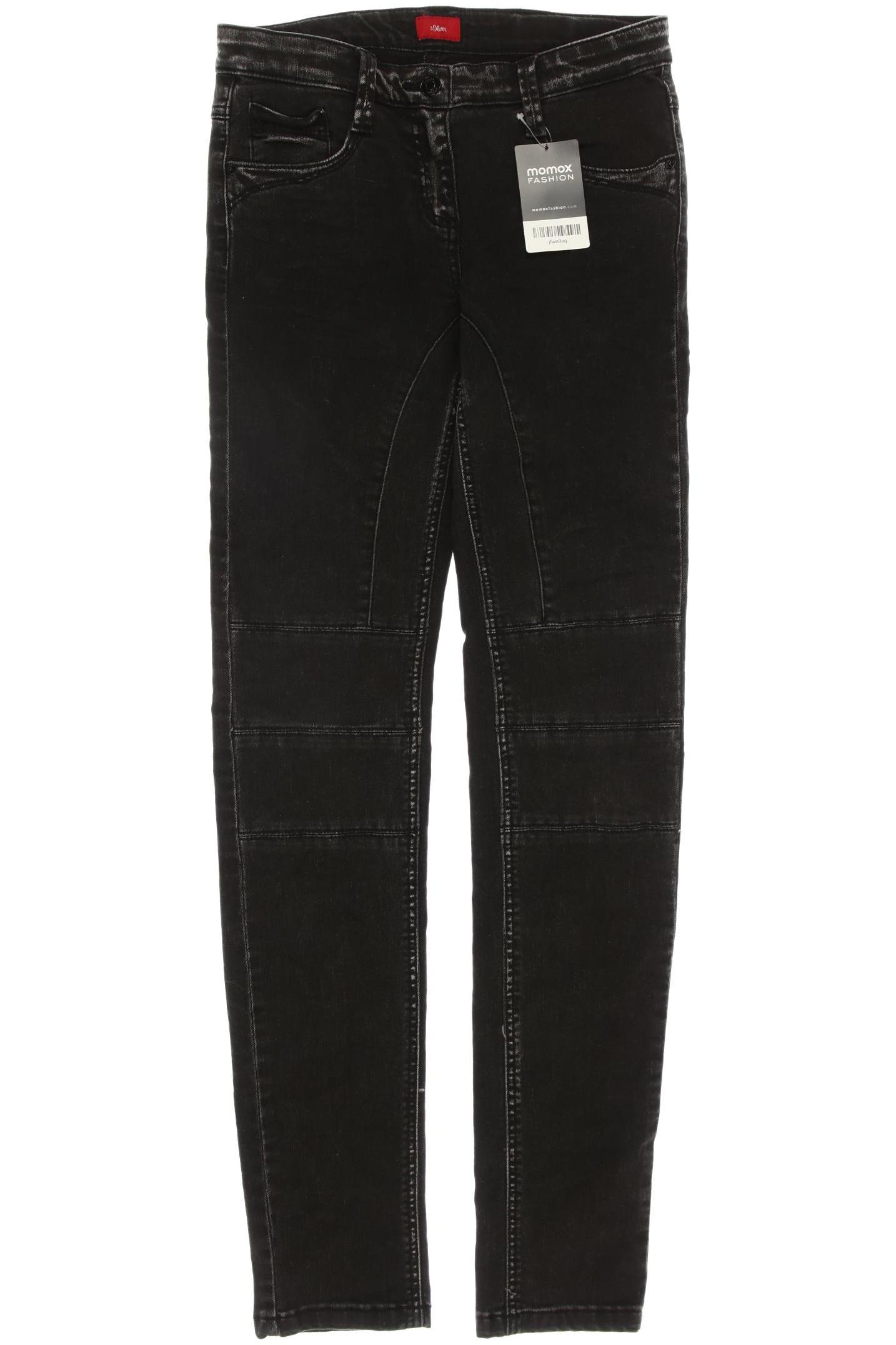 

s.Oliver Selection Damen Jeans, schwarz, Gr. 28
