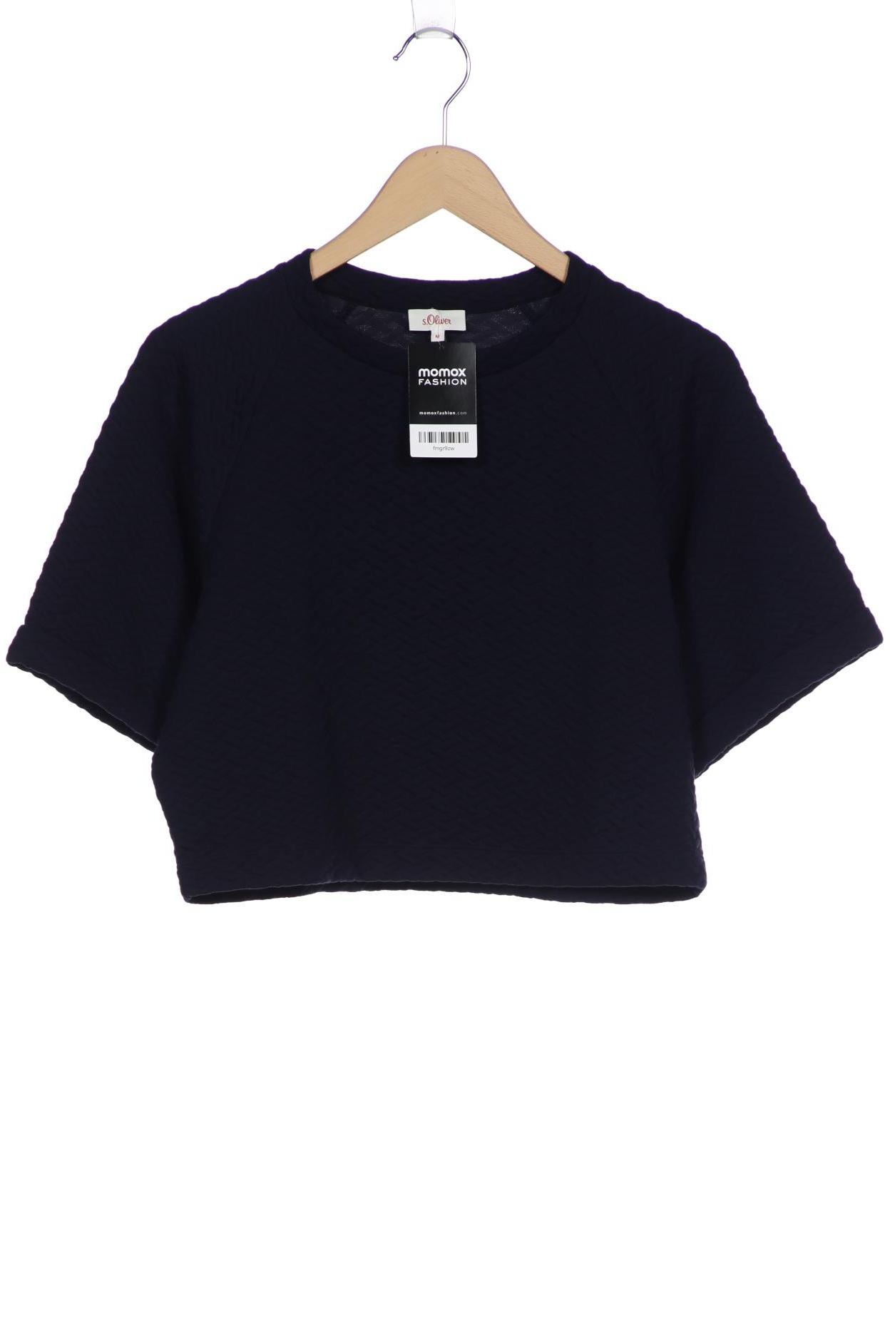 

s.Oliver Selection Damen T-Shirt, marineblau