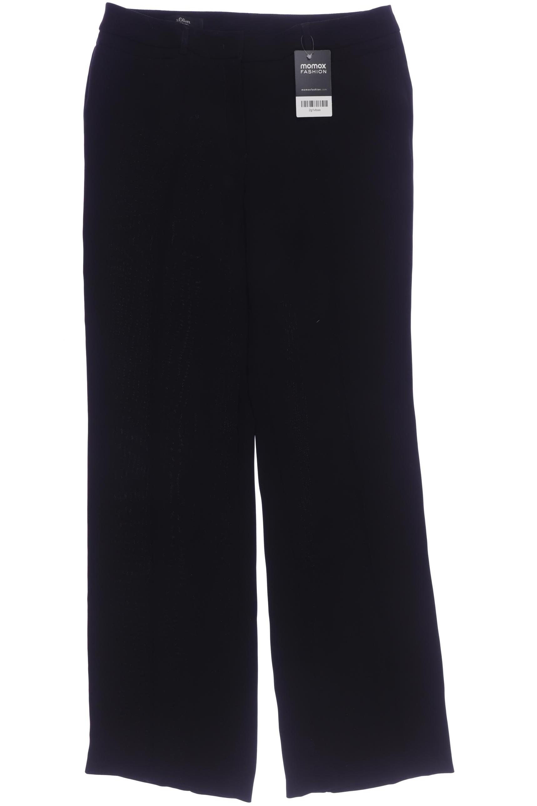 

s.Oliver Selection Damen Stoffhose, schwarz, Gr. 33