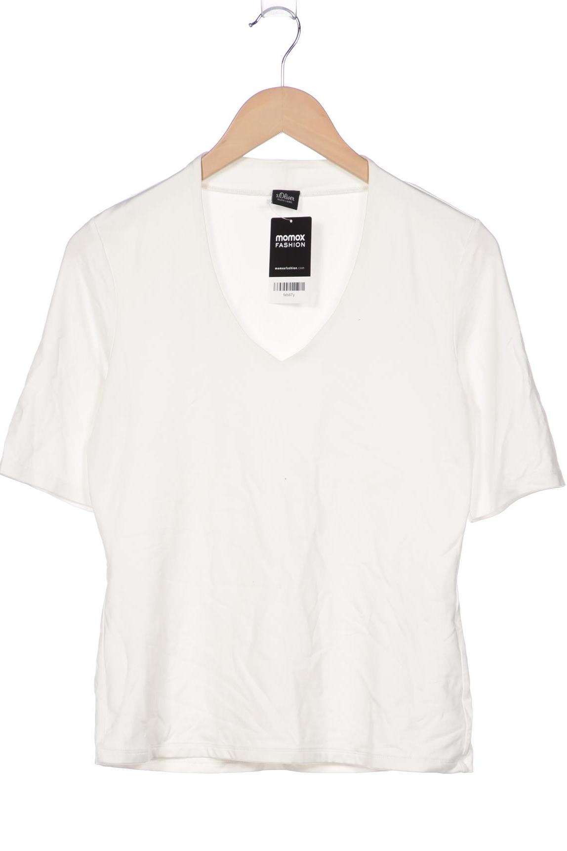 

s.Oliver Selection Damen T-Shirt, weiß