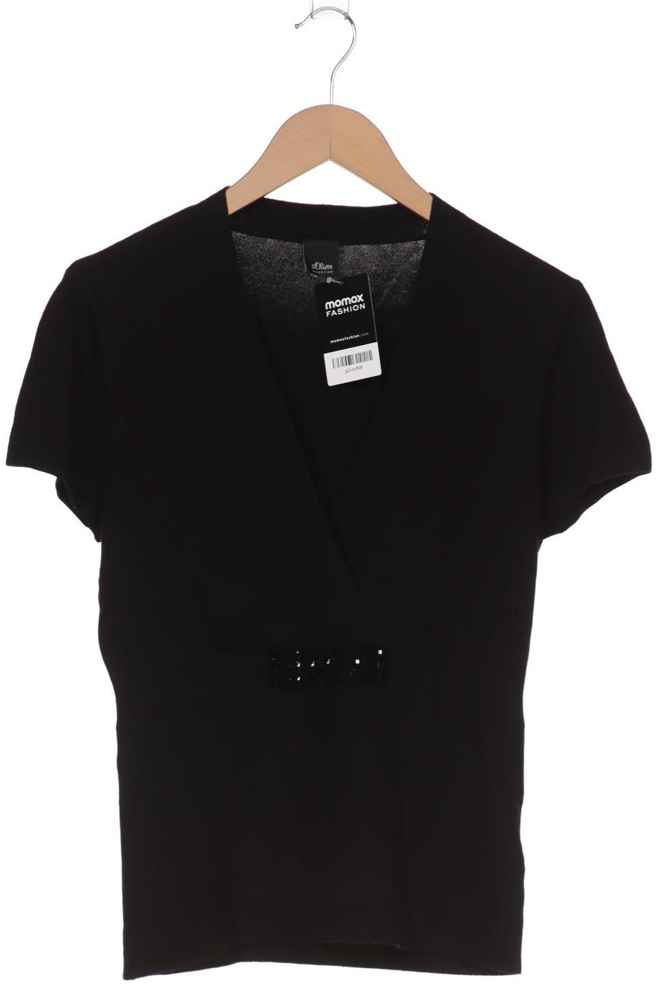 

s.Oliver Selection Damen Pullover, schwarz