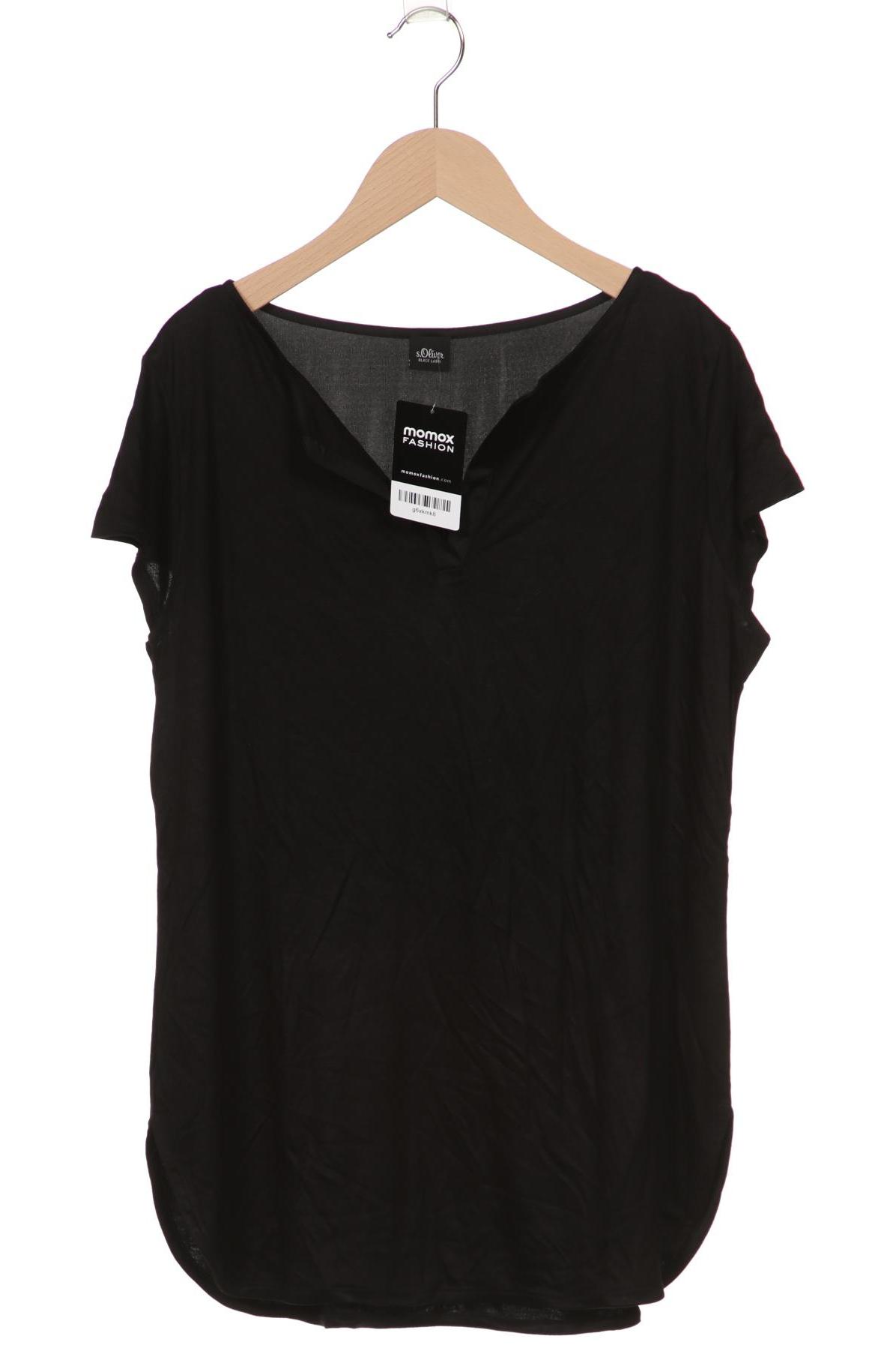 

s.Oliver Selection Damen T-Shirt, schwarz