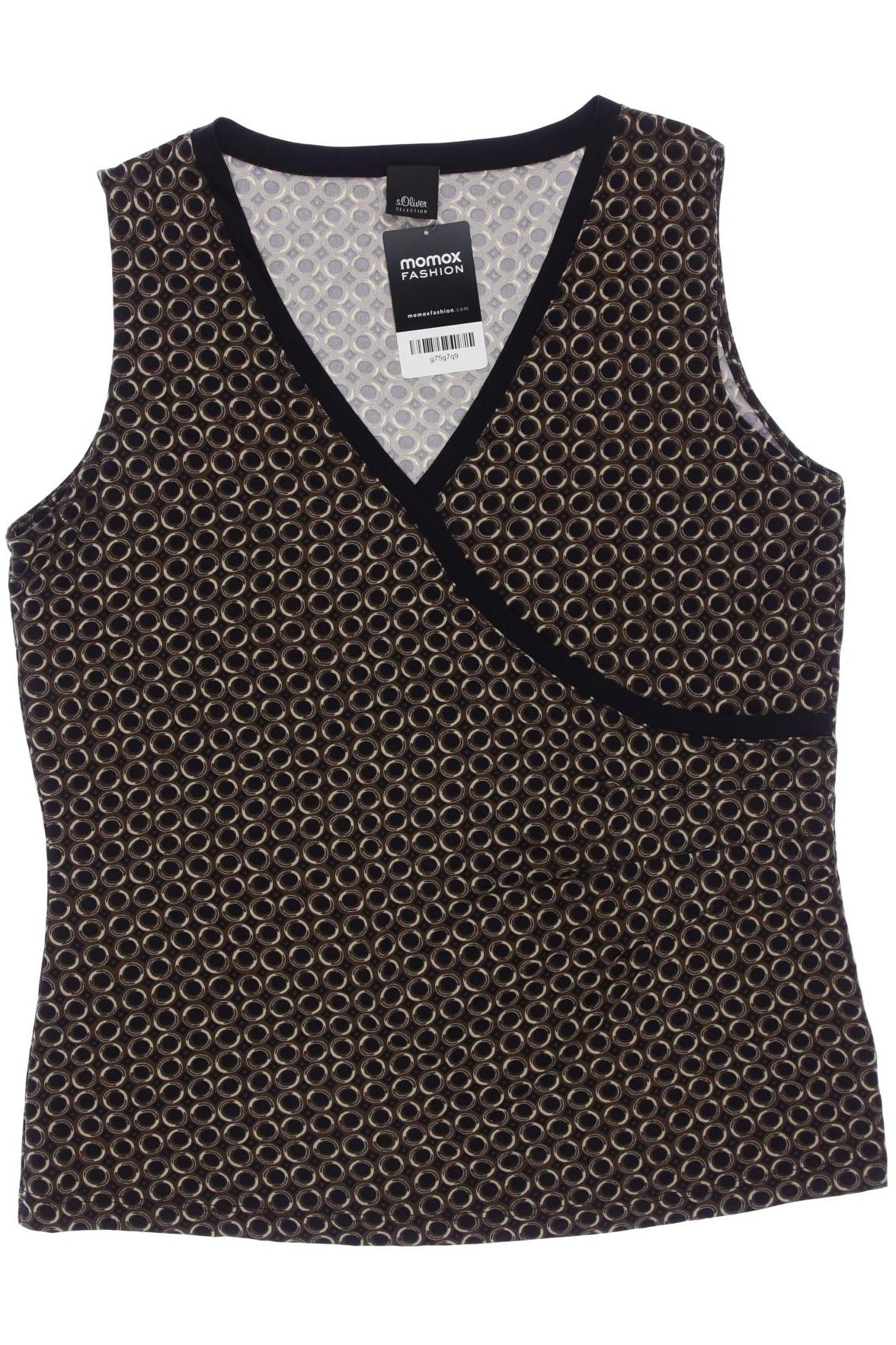 

s.Oliver Selection Damen Top, braun, Gr. 44