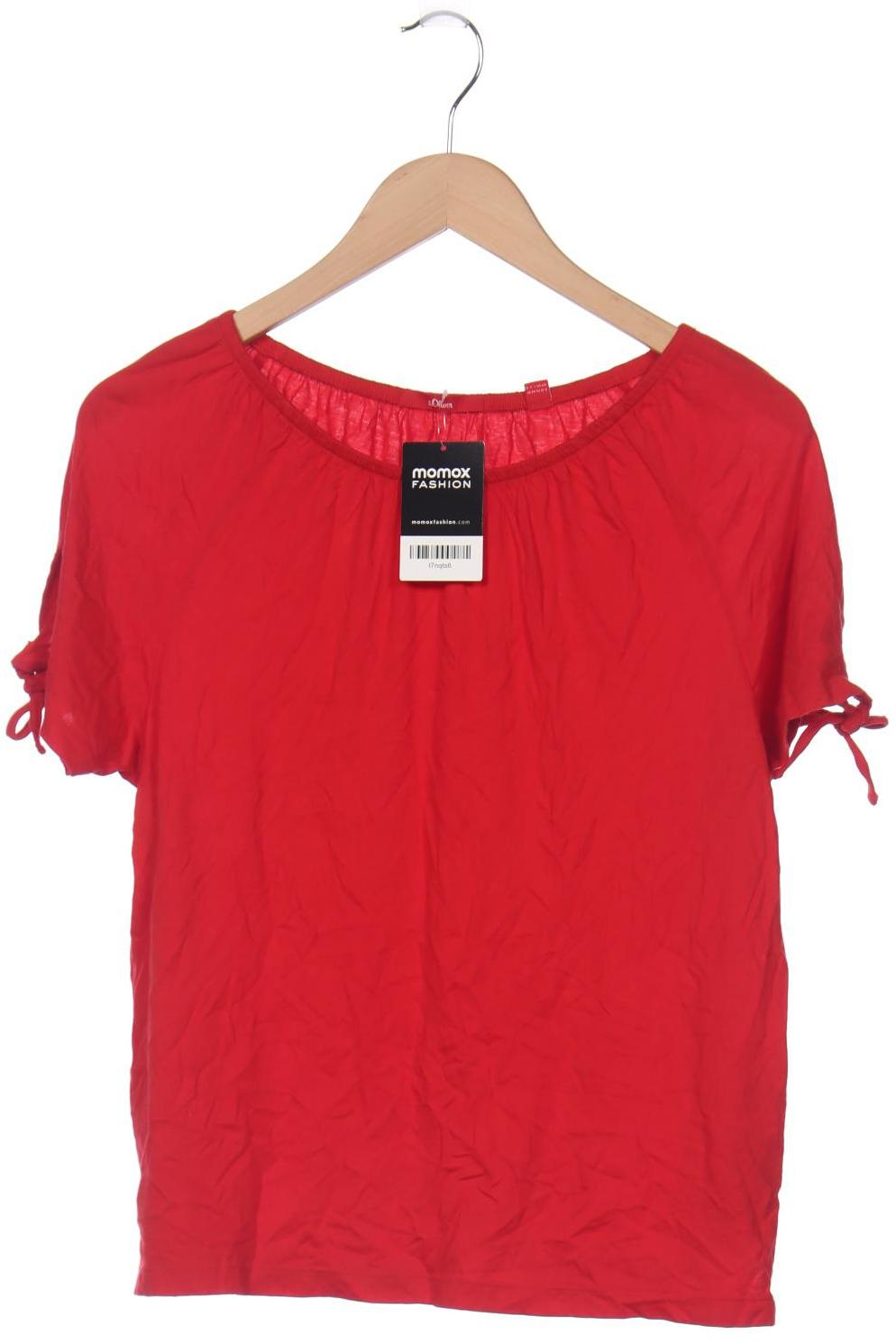 

s.Oliver Selection Damen T-Shirt, rot, Gr. 38