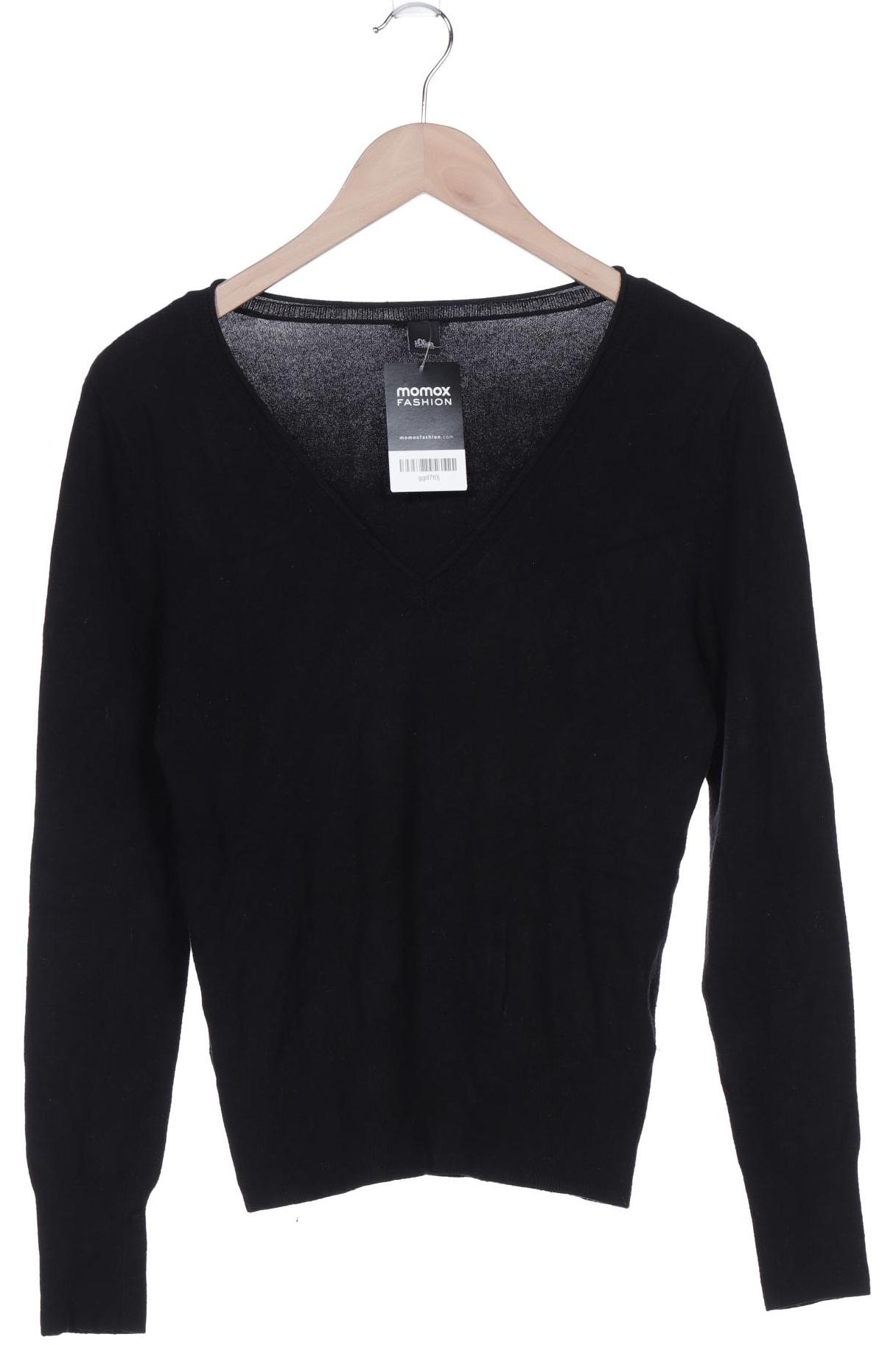 

s.Oliver Selection Damen Pullover, schwarz, Gr. 36