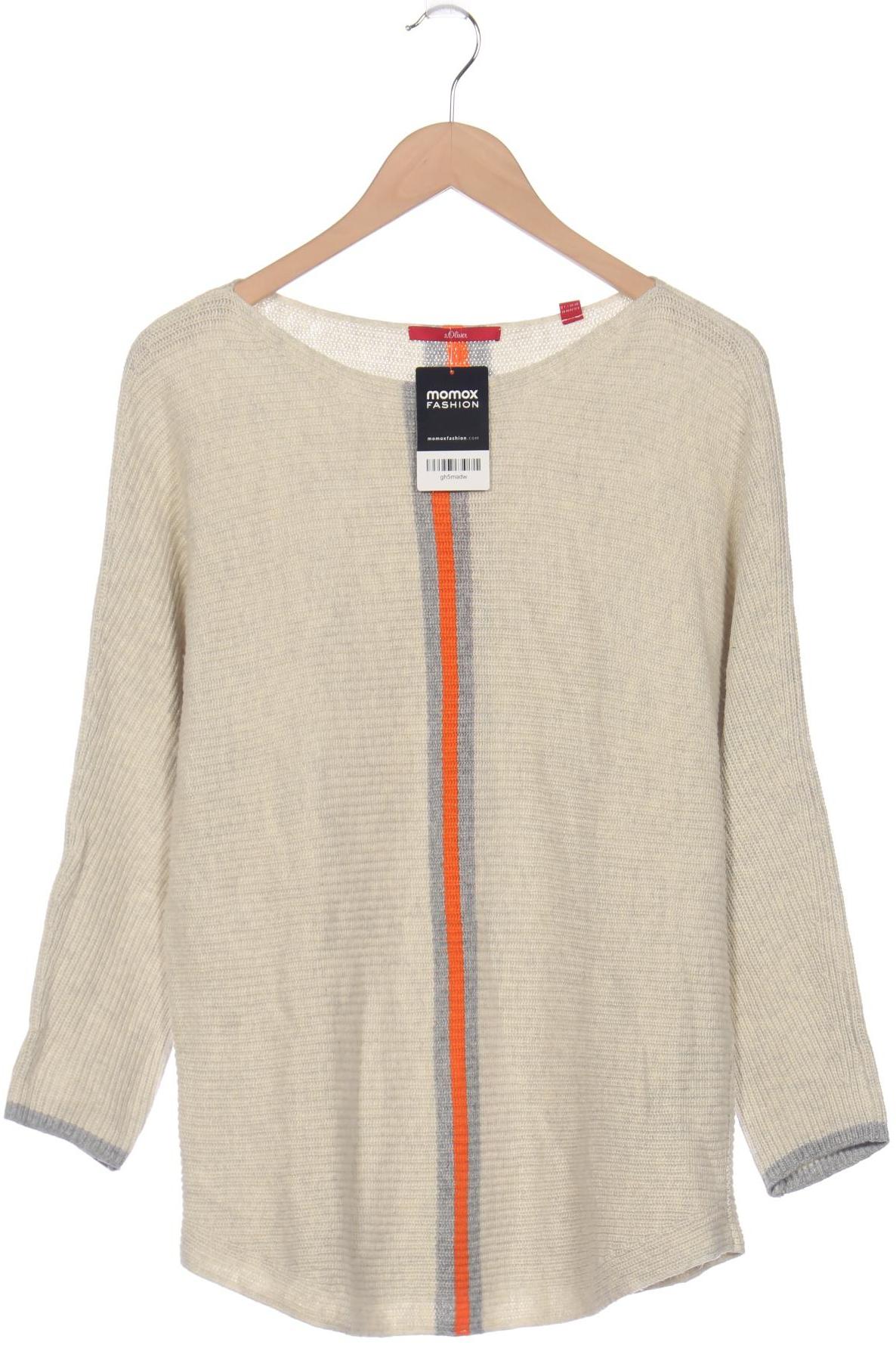 

s.Oliver Selection Damen Pullover, cremeweiß, Gr. 38