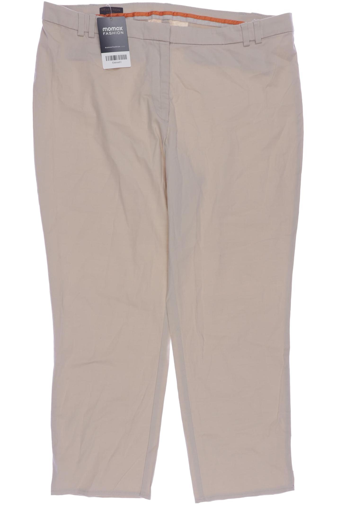 

s.Oliver Selection Damen Stoffhose, beige, Gr. 42
