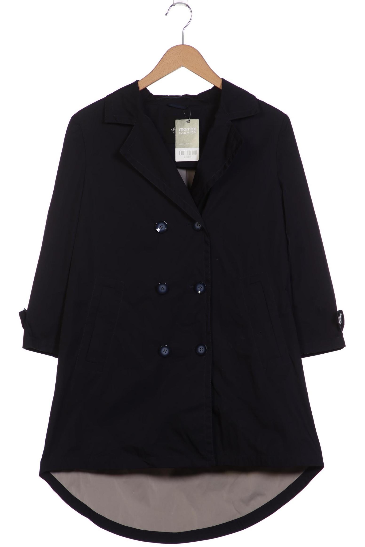 

s.Oliver Selection Damen Mantel, marineblau, Gr. 38