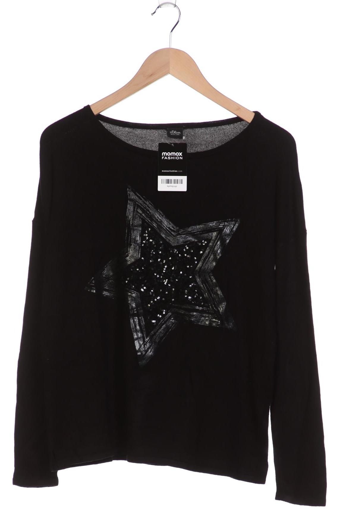 

s.Oliver Selection Damen Pullover, schwarz, Gr. 38