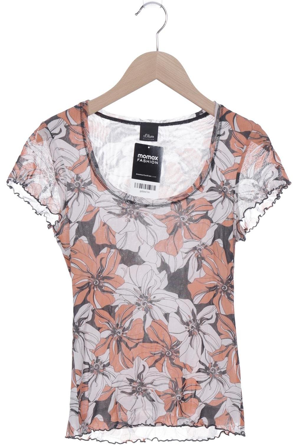

s.Oliver Selection Damen T-Shirt, orange, Gr. 36