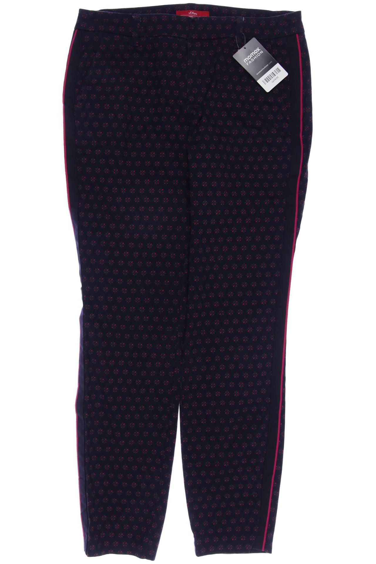 

s.Oliver Selection Damen Stoffhose, marineblau, Gr. 34