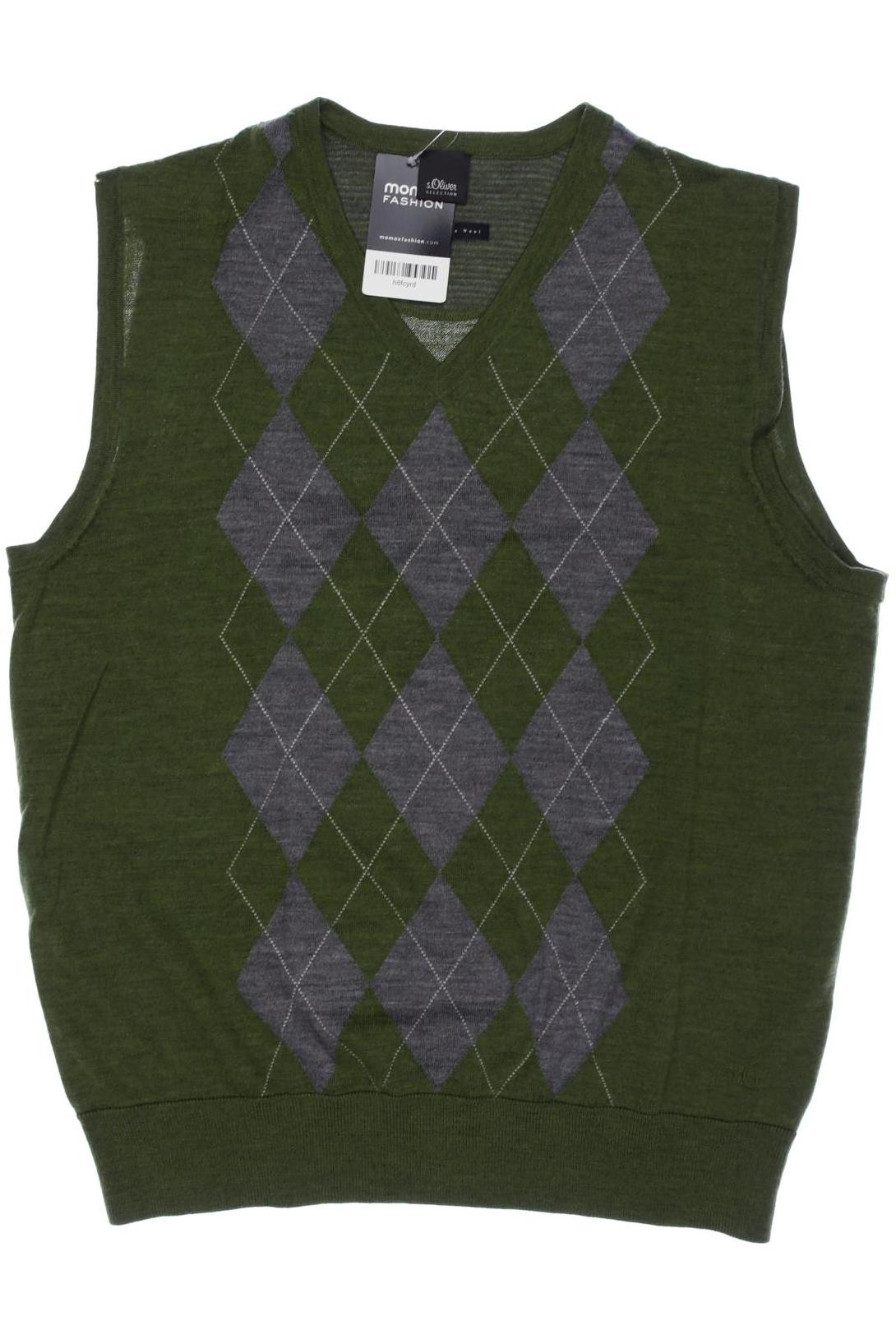 Thumbnail - s.Oliver Selection Herren Pullover, grün, Gr. 52