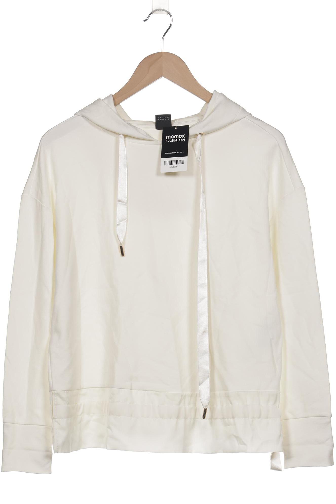 

s.Oliver Selection Damen Kapuzenpullover, cremeweiß, Gr. 36