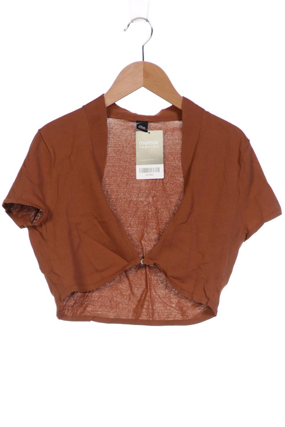 

s.Oliver Selection Damen Strickjacke, braun, Gr. 38