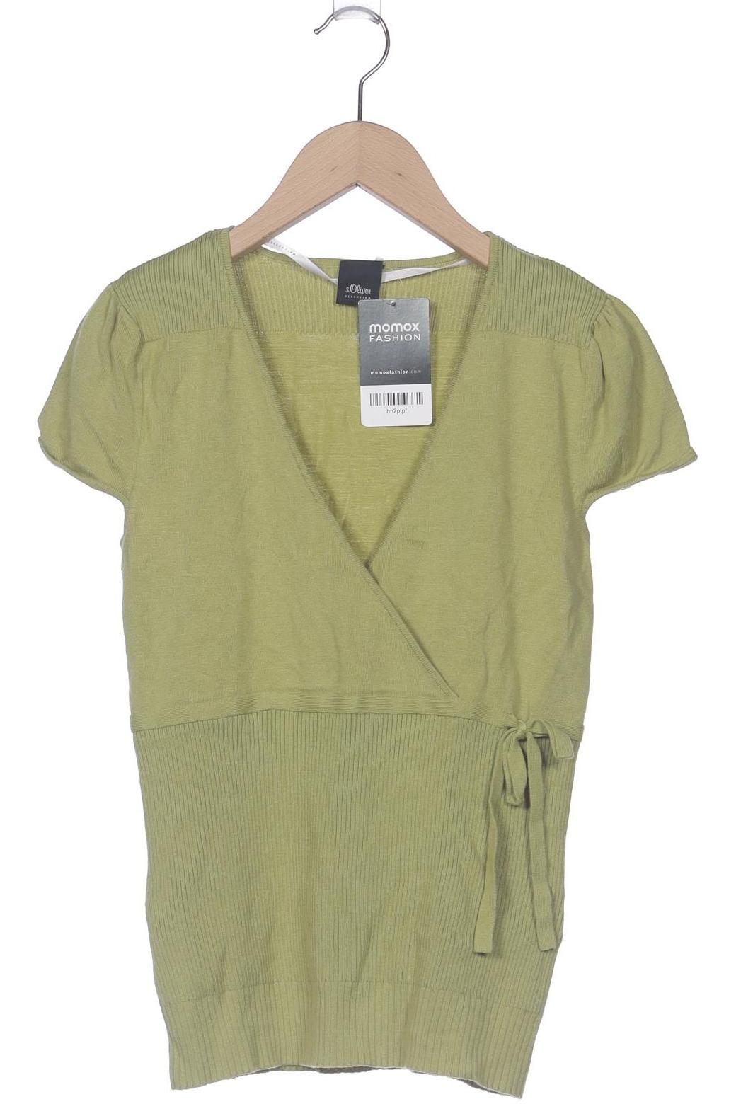 

s.Oliver Selection Damen Pullover, grün, Gr. 36