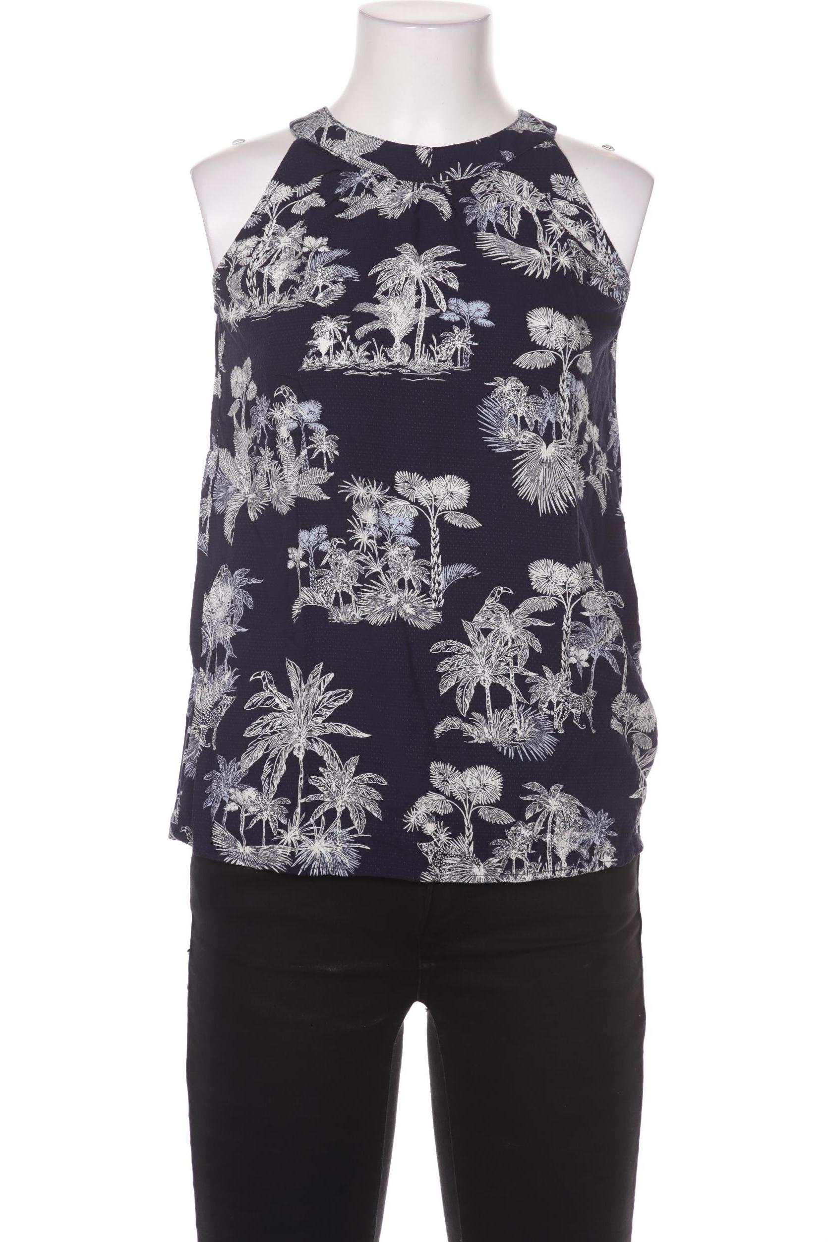 

s.Oliver Selection Damen Bluse, marineblau, Gr. 34