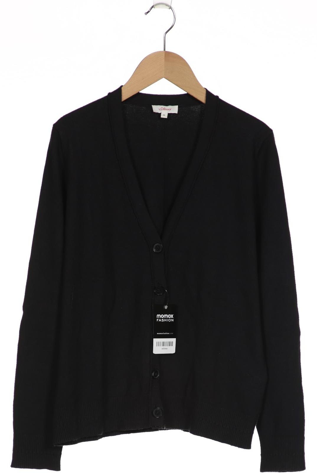 

s.Oliver Selection Damen Strickjacke, grau, Gr. 36