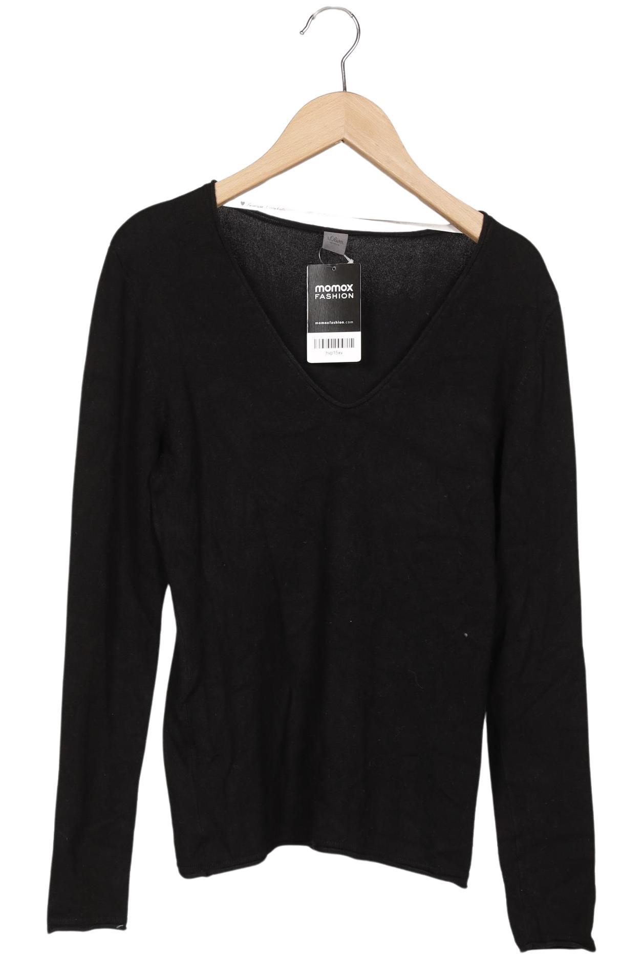 

s.Oliver Selection Damen Pullover, schwarz, Gr. 36