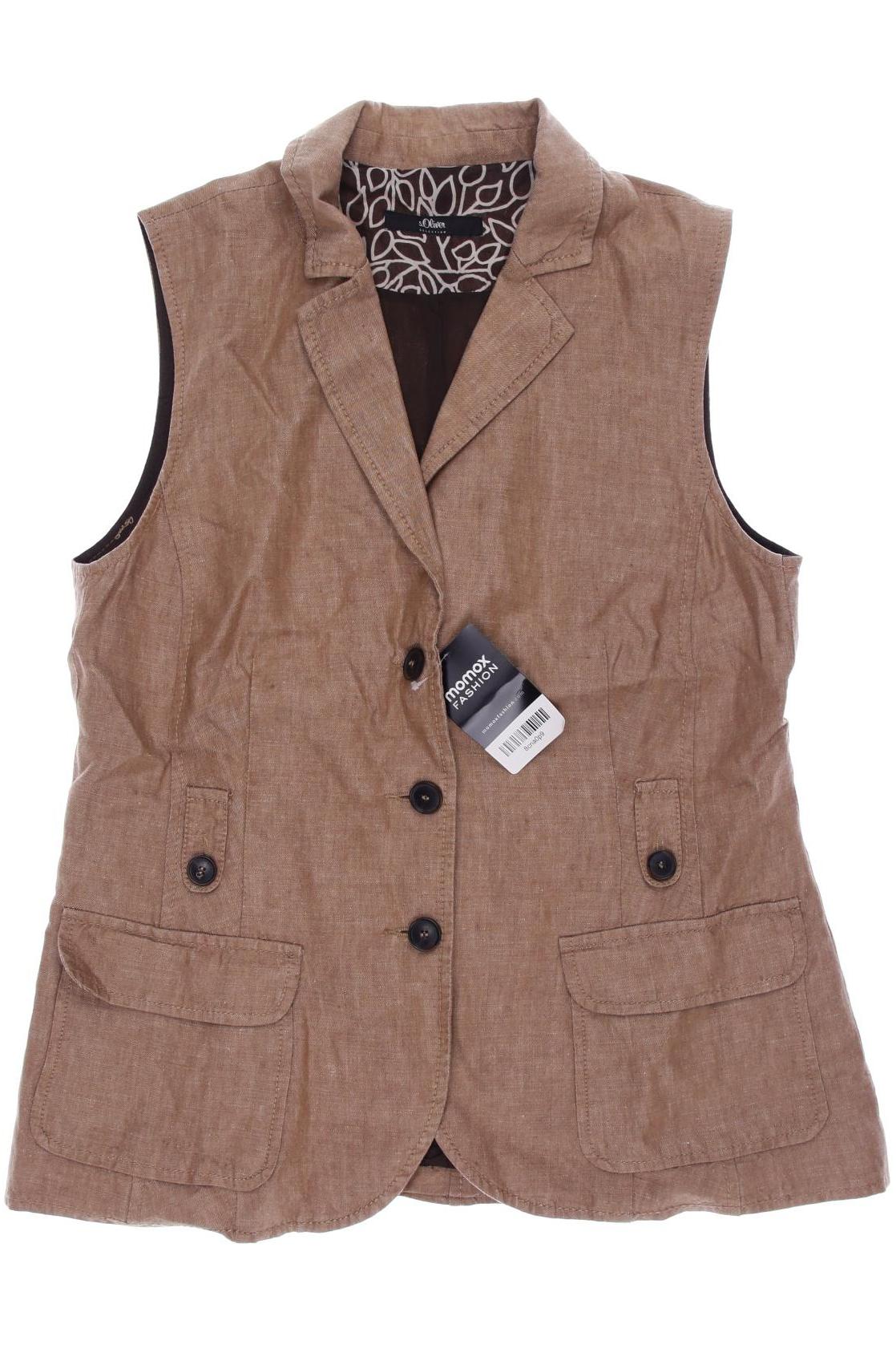 

s.Oliver Selection Damen Weste, beige