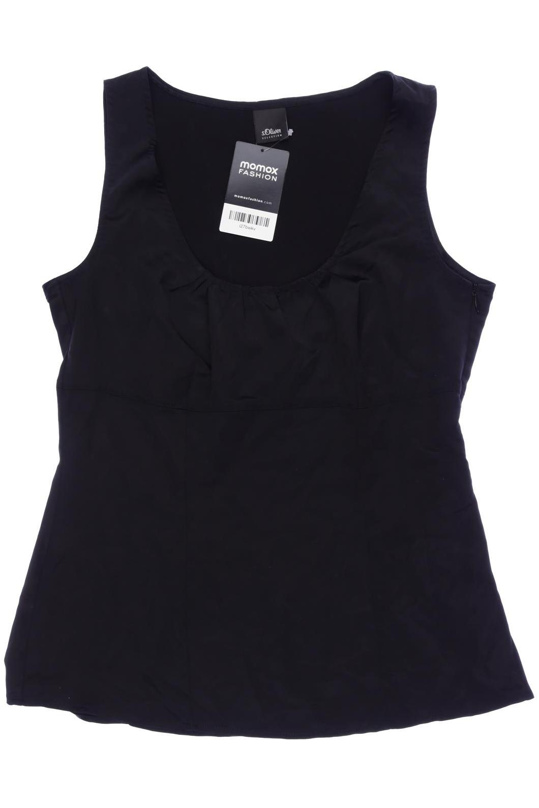 

s.Oliver Selection Damen Top, schwarz, Gr. 36