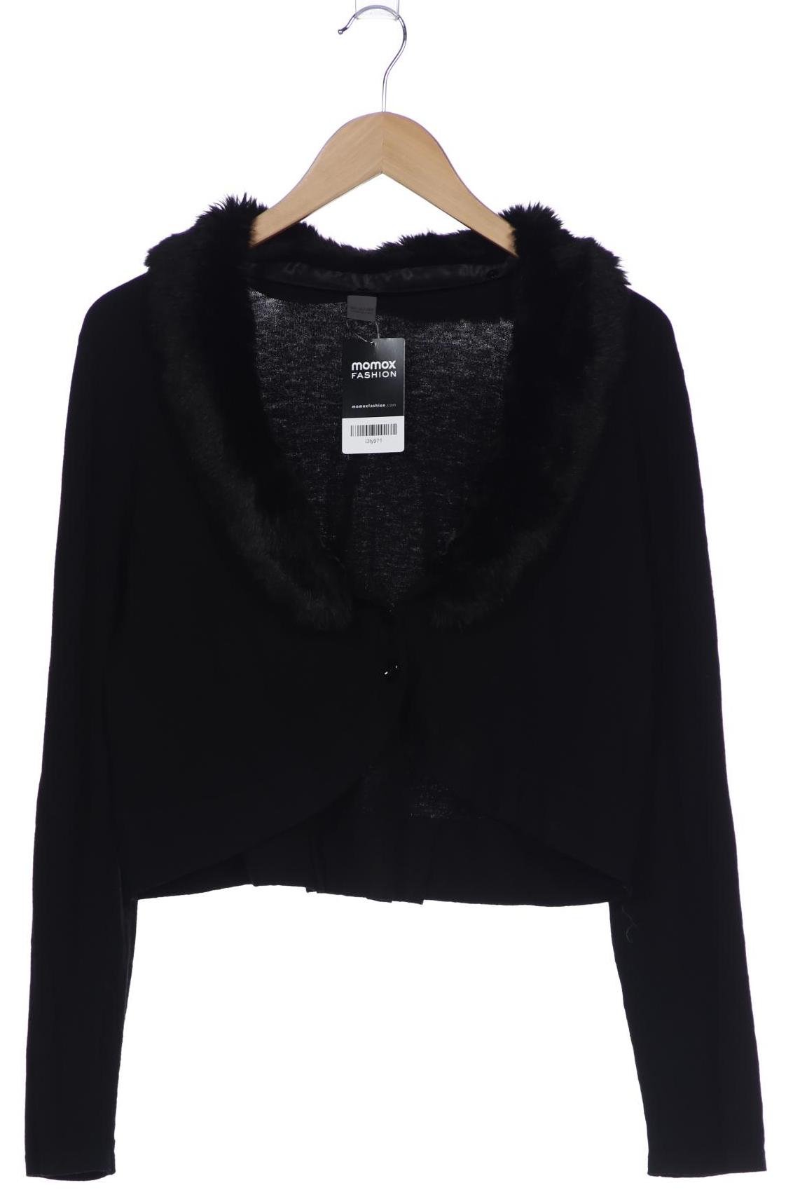 

s.Oliver Selection Damen Strickjacke, schwarz, Gr. 46