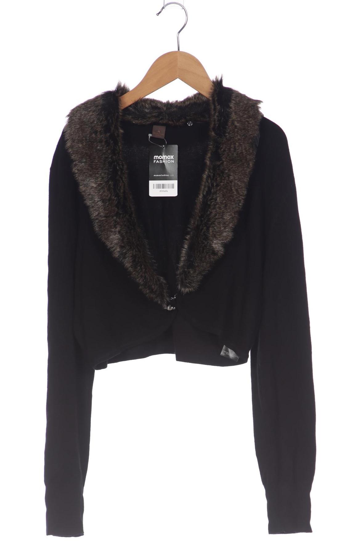 

s.Oliver Selection Damen Strickjacke, schwarz, Gr. 42