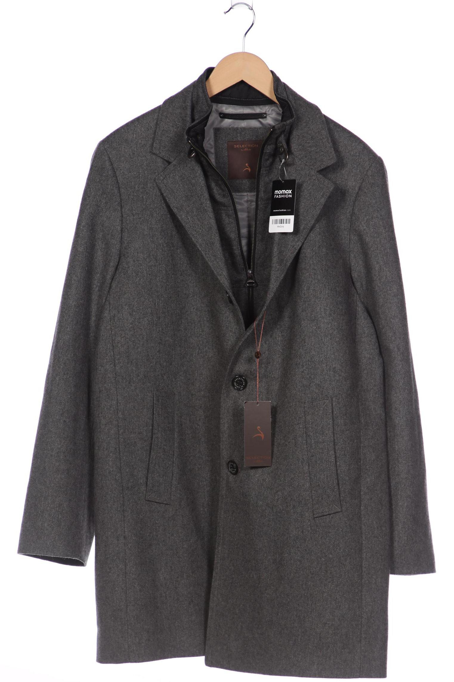 

s.Oliver Selection Herren Mantel, grau, Gr. 54