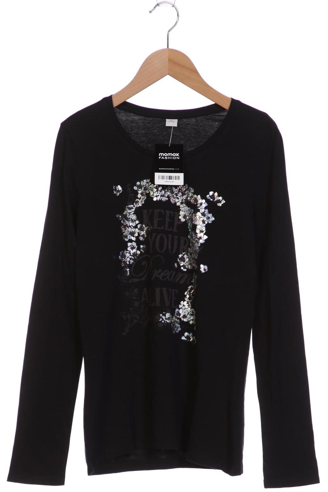 

s.Oliver Selection Damen Langarmshirt, schwarz