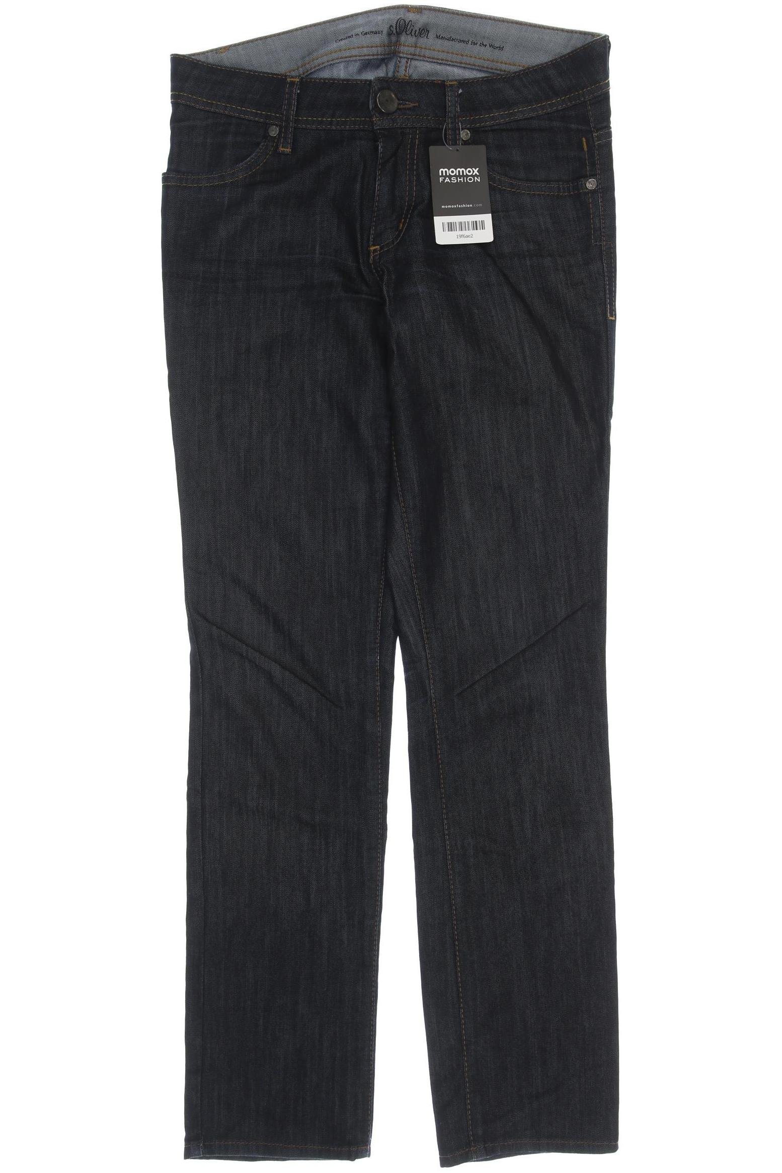 

s.Oliver Selection Damen Jeans, marineblau