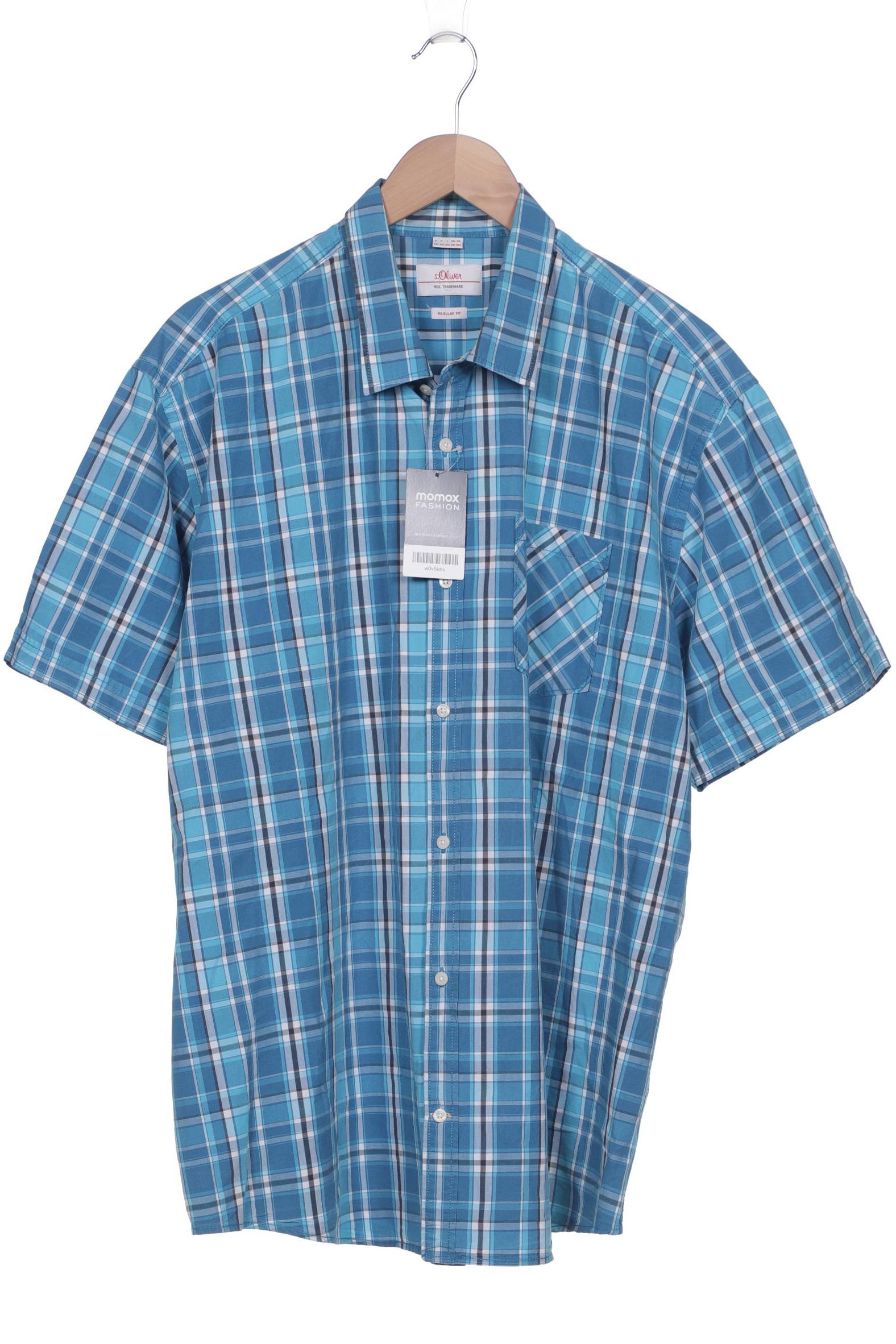 

s.Oliver Selection Herren Hemd, türkis, Gr. 56