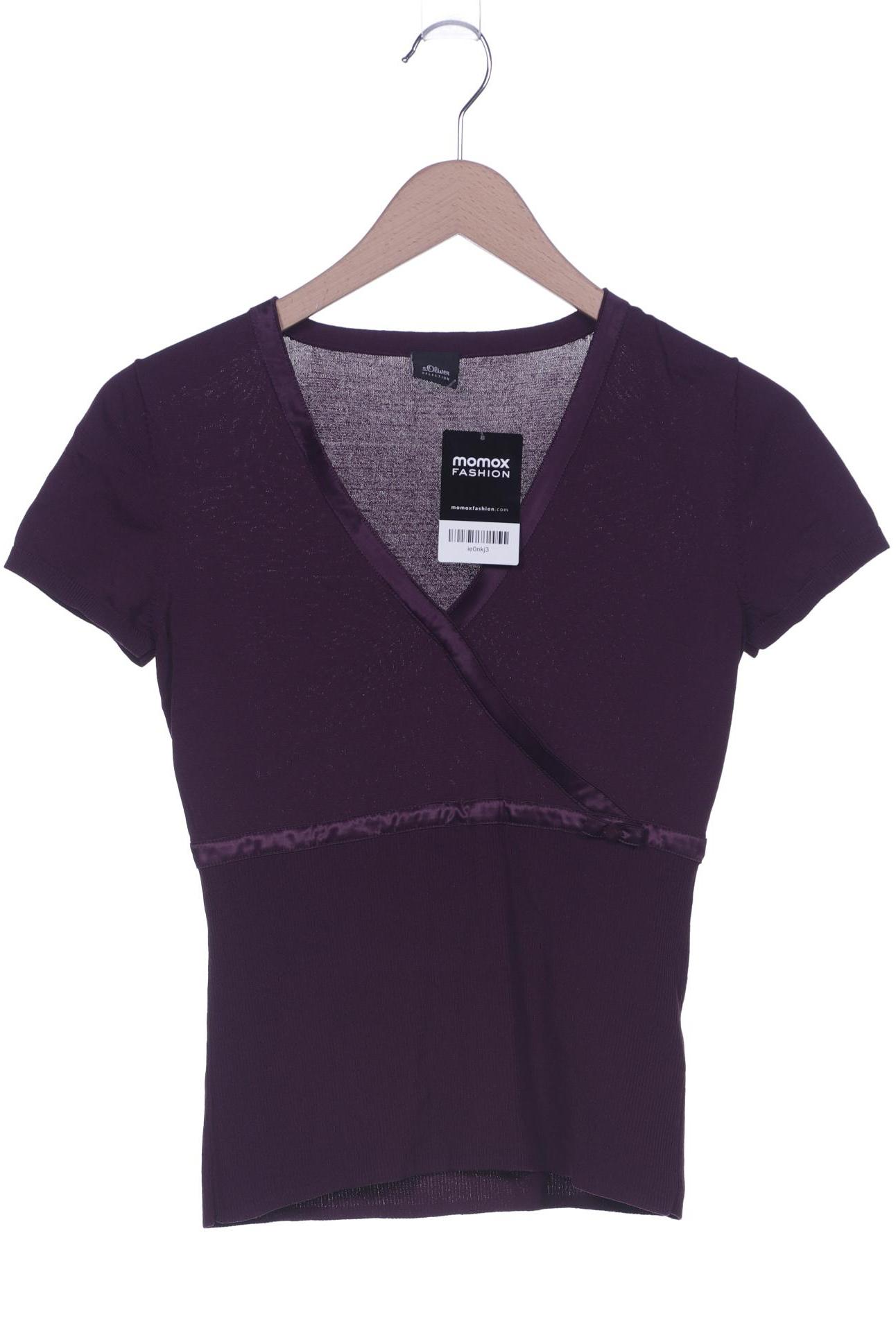 

s.Oliver Selection Damen T-Shirt, flieder, Gr. 38