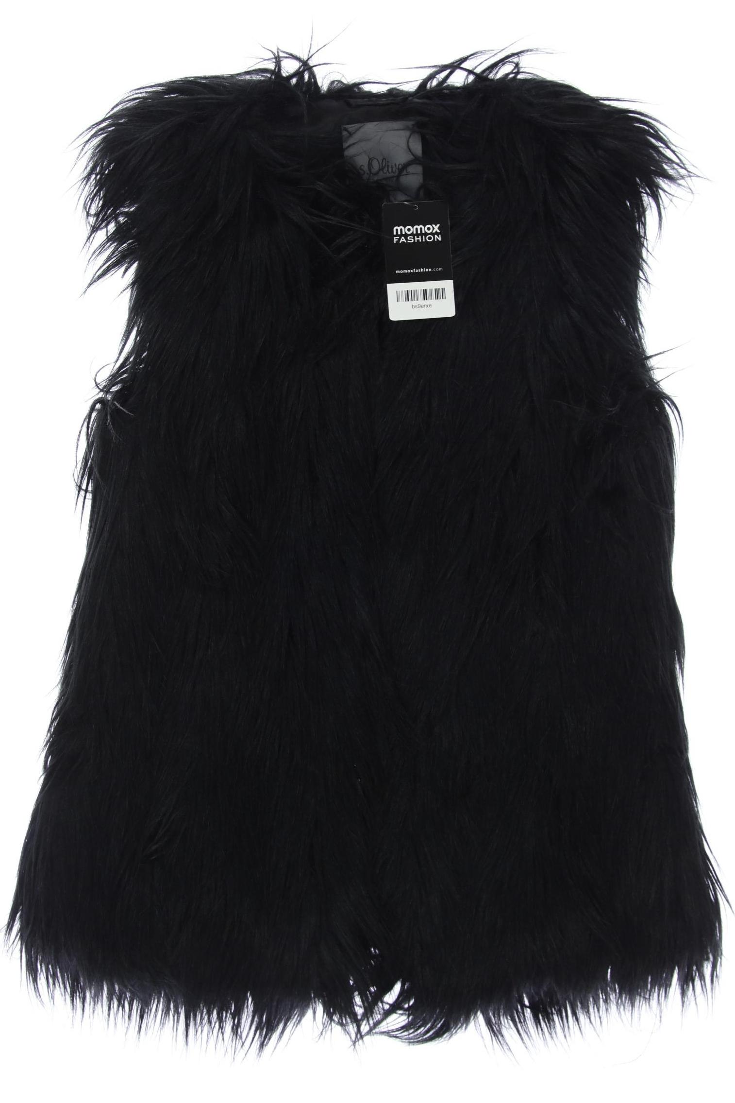

s.Oliver Selection Damen Weste, schwarz, Gr. 34