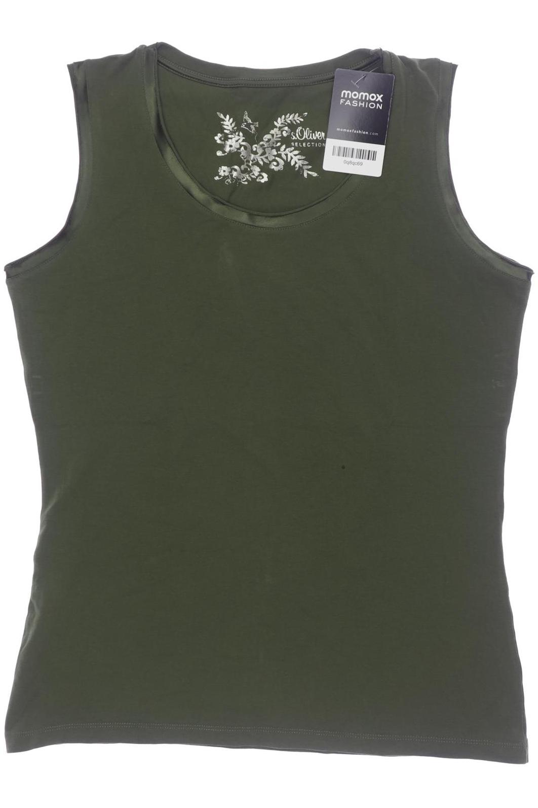 

s.Oliver Selection Damen Top, grün, Gr. 40