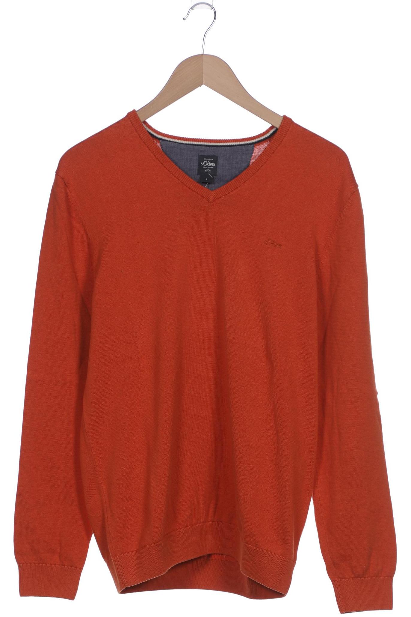 Thumbnail - s.Oliver Selection Herren Pullover, orange, Gr. 52