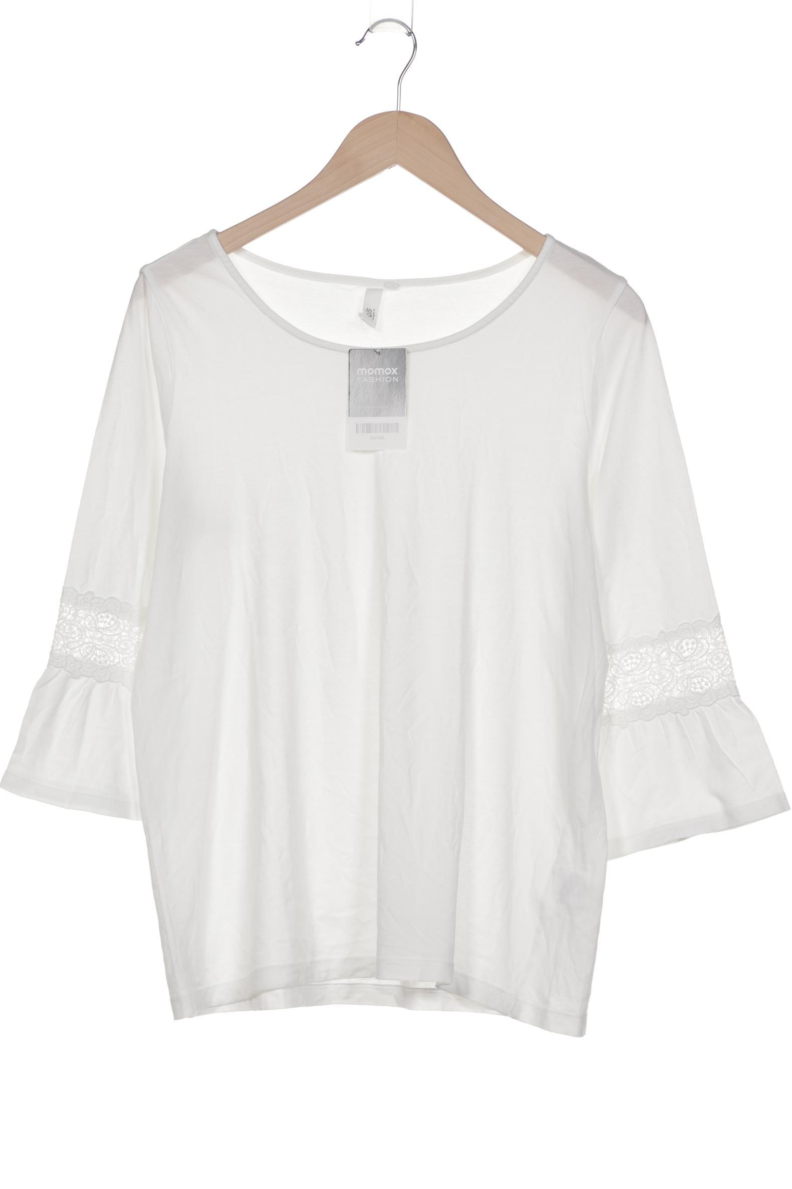 

s.Oliver Selection Damen Langarmshirt, weiß, Gr. 44