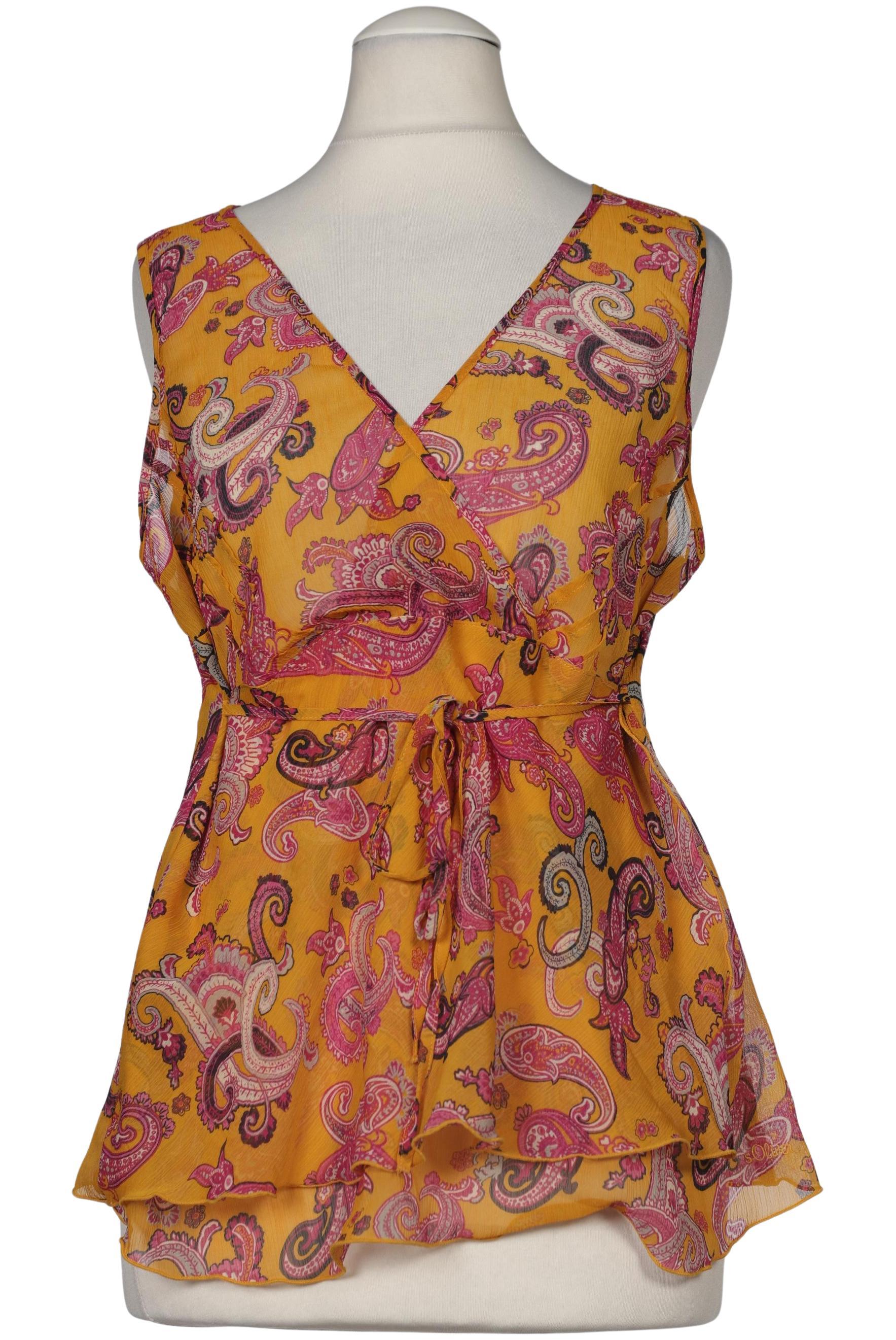 

s.Oliver Selection Damen Bluse, orange, Gr. 40