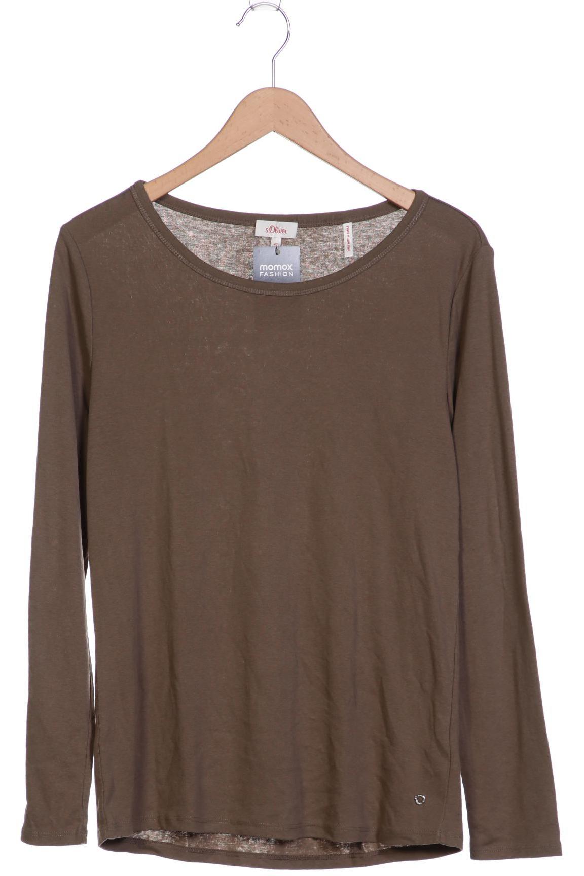 

s.Oliver Selection Damen Langarmshirt, braun