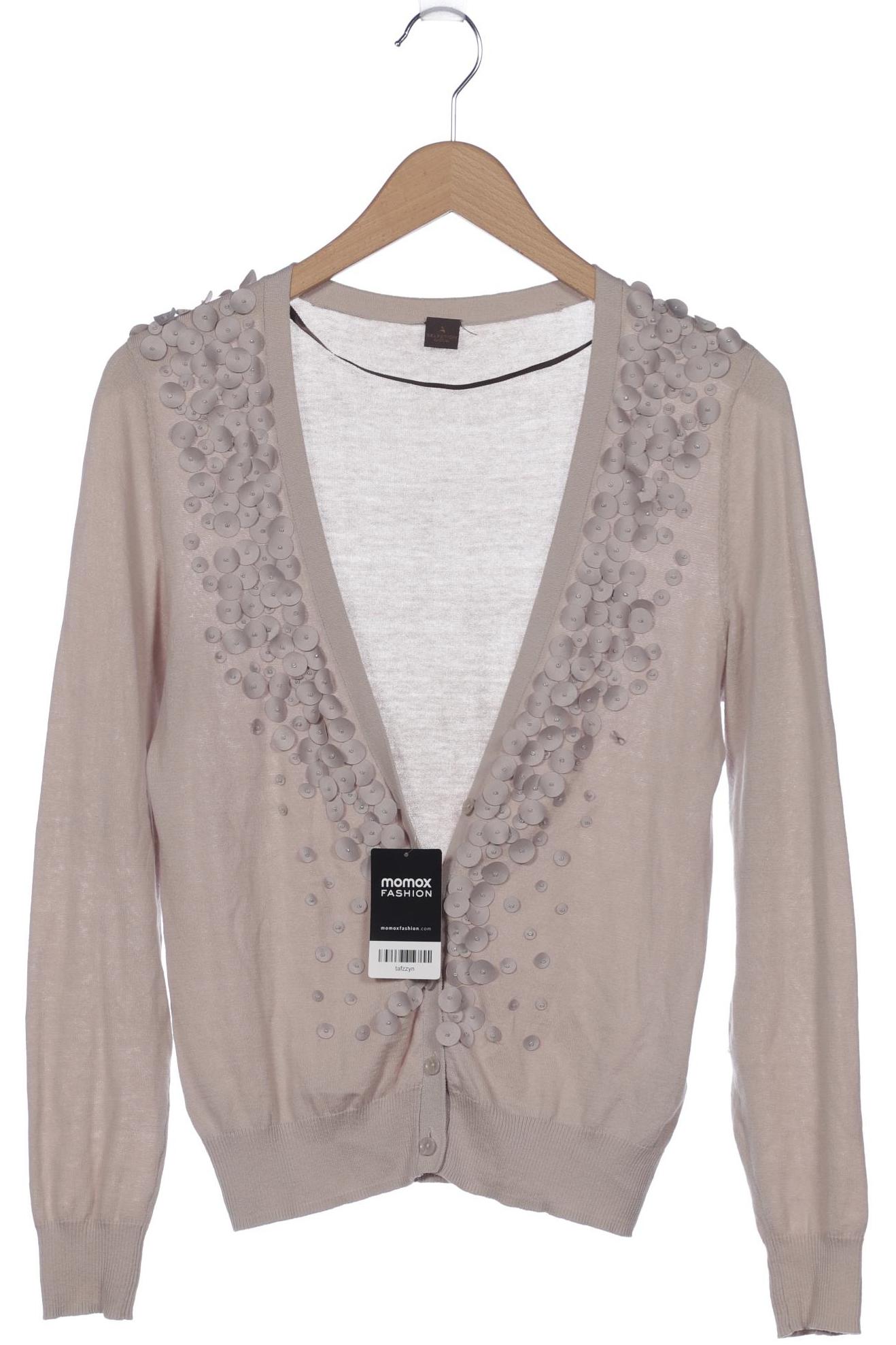 

s.Oliver Selection Damen Strickjacke, beige, Gr. 38
