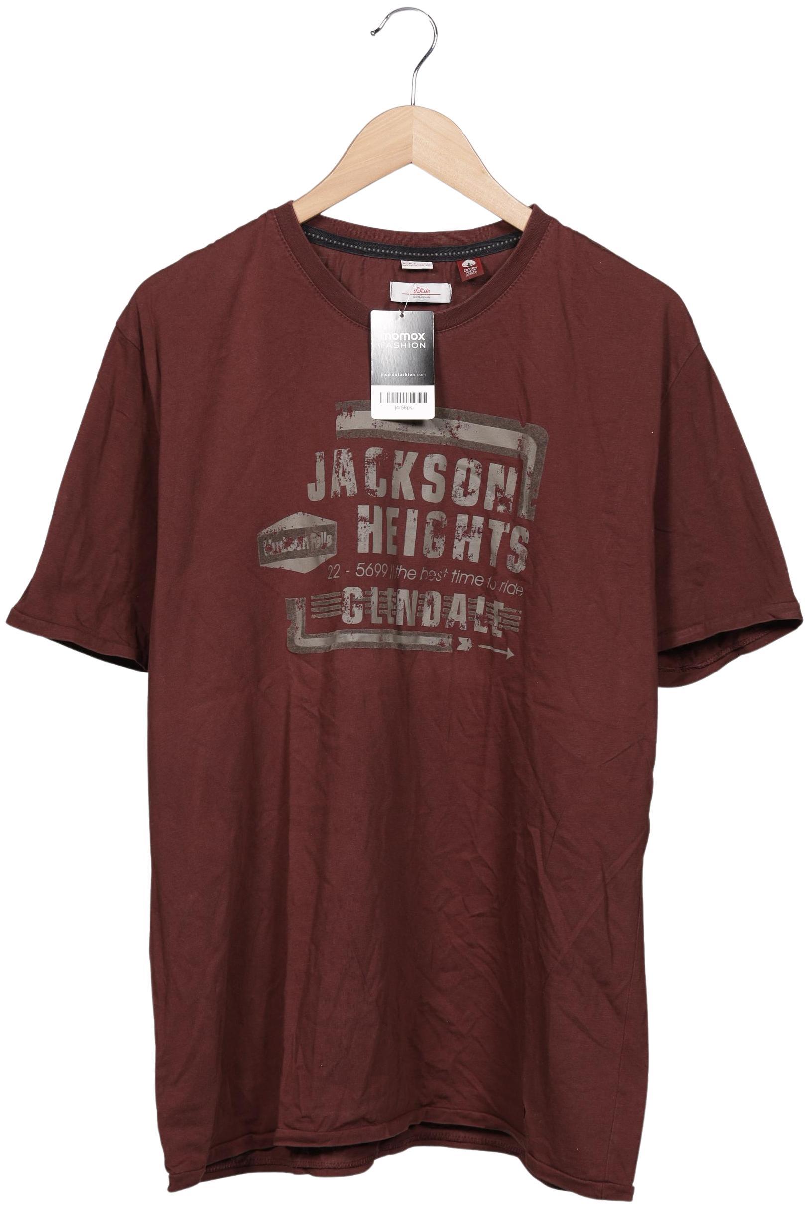 

s.Oliver Selection Herren T-Shirt, bordeaux, Gr. 56