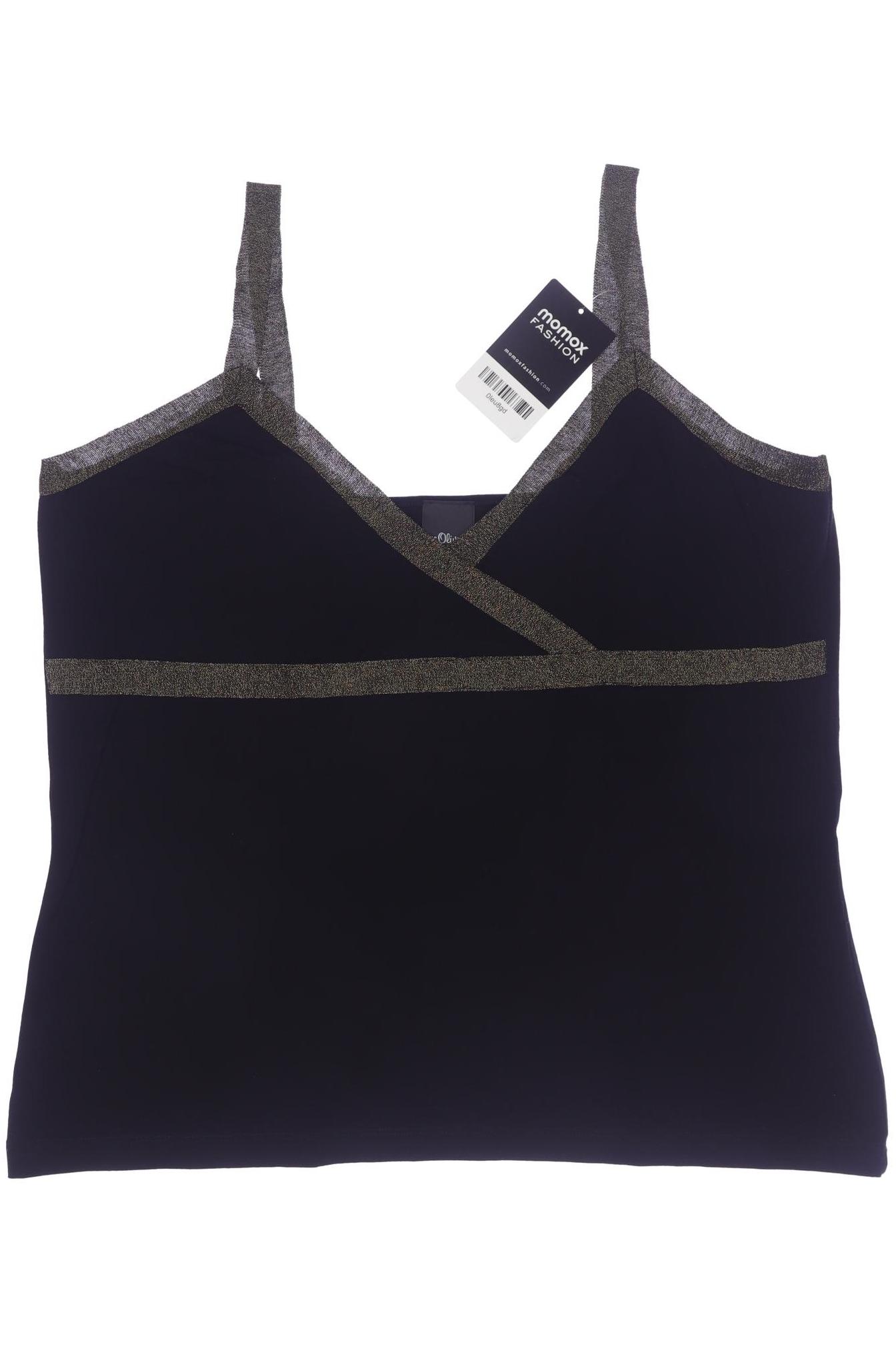 

s.Oliver Selection Damen Top, schwarz, Gr. 44