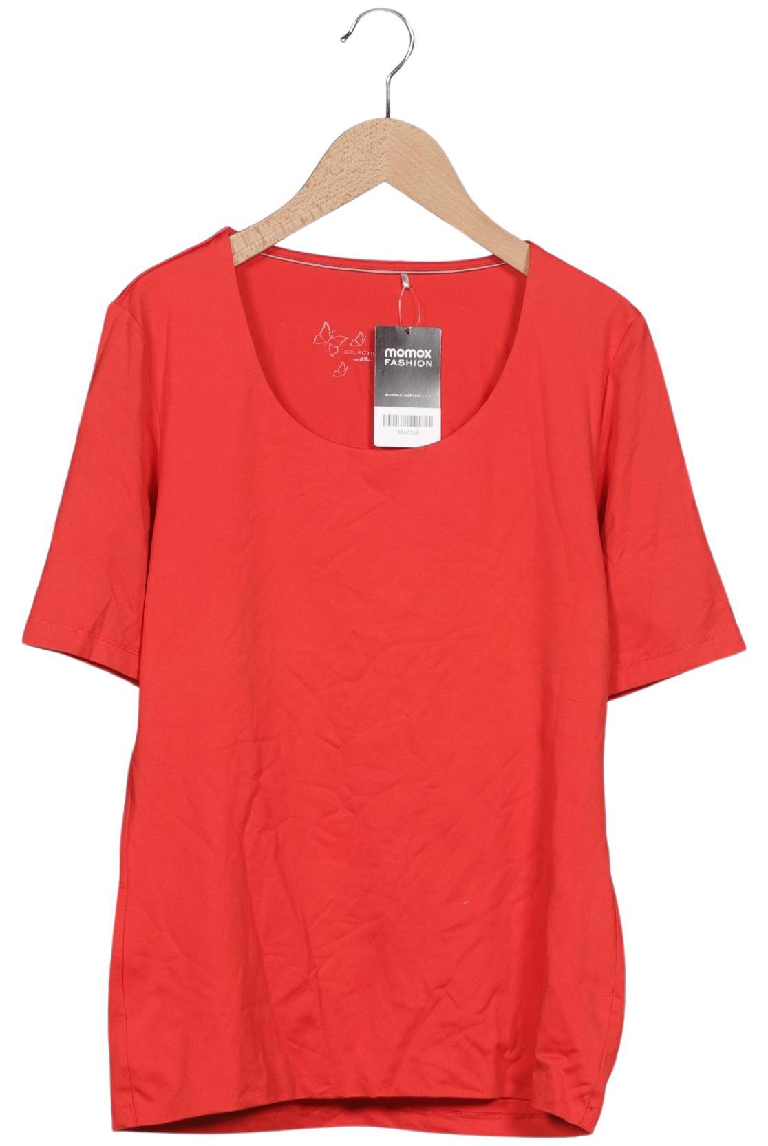 

s.Oliver Selection Damen T-Shirt, rot, Gr. 38